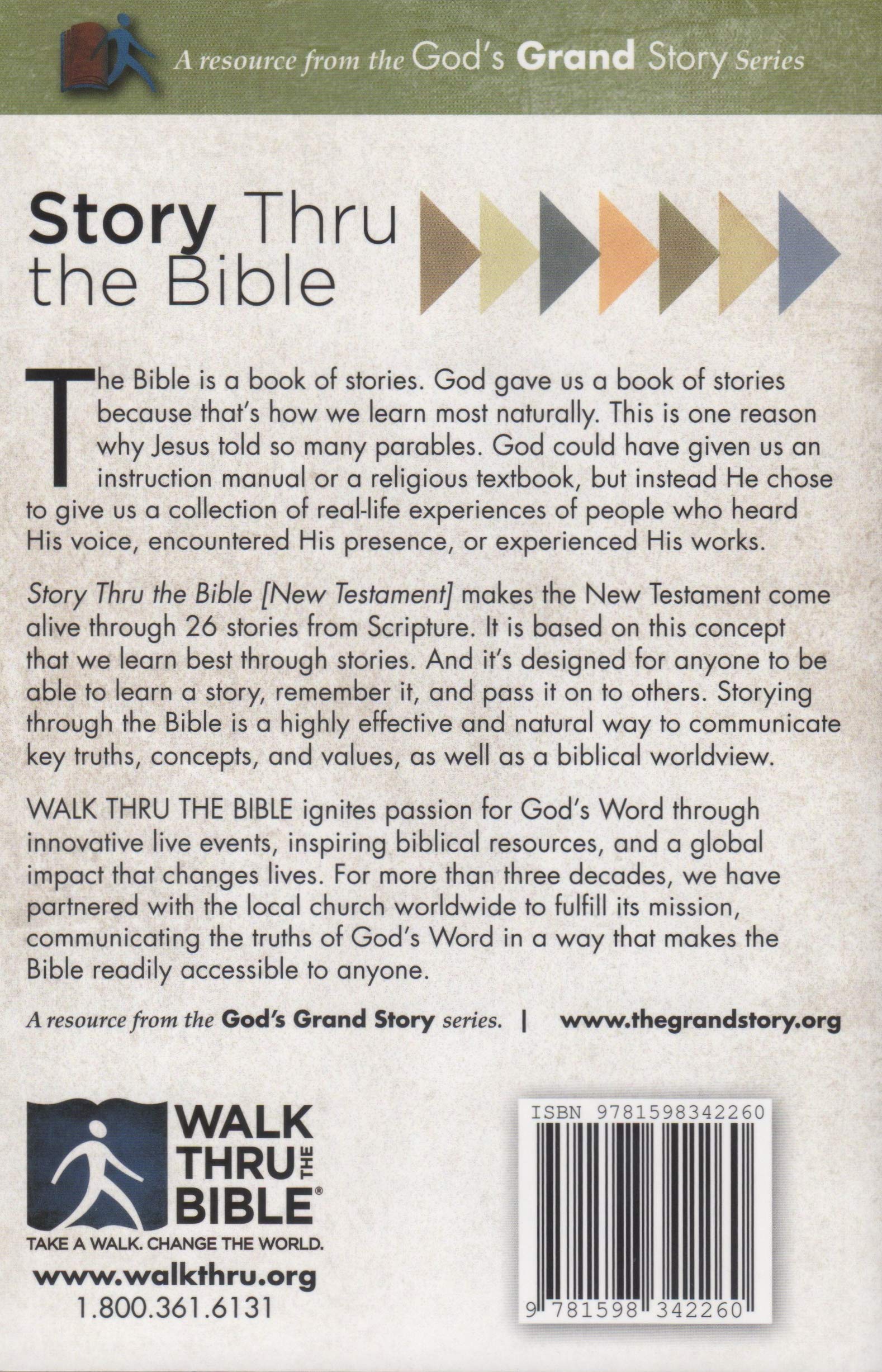 Story Thru the Bible: New Testament: An Interactive Way to Connect with God's Word: A Journey in Story from Walk Thru the Bible (26 Stories from the New Testament) used book depot