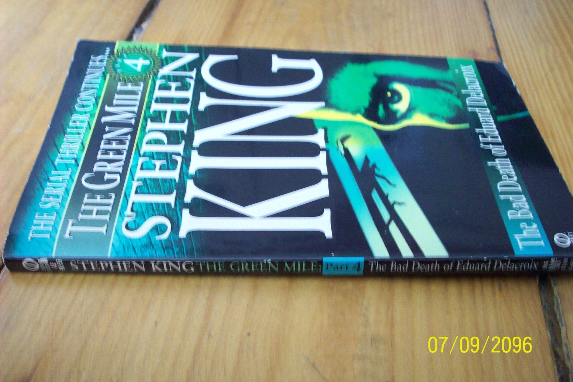 Green Mile book 4: The Bad Death of Eduard Delacroix: The Green Mile, Part 4 used book depot