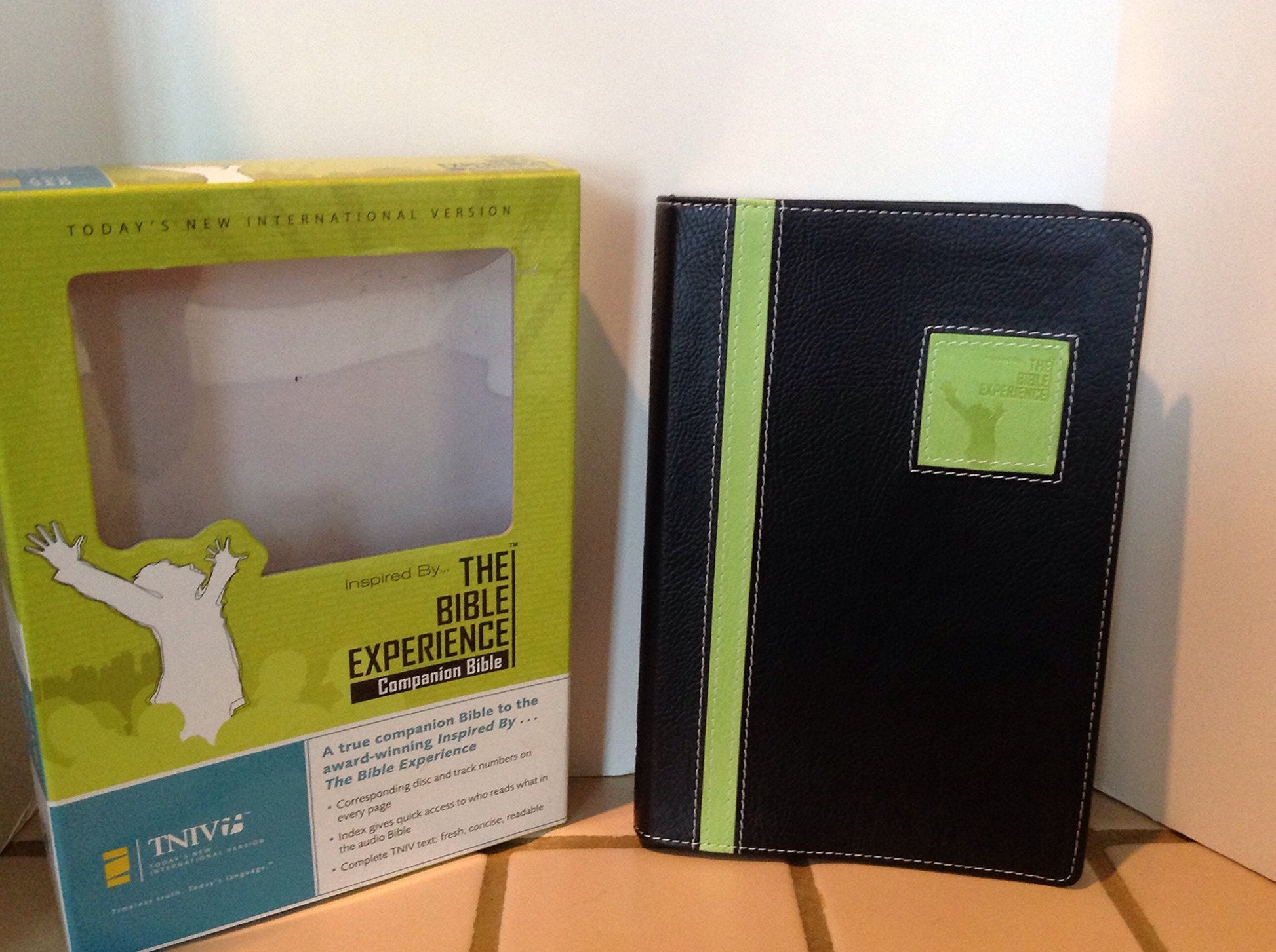 Inspired By...The Bible Experience Companion Bible, Black / Lime Edition used book depot
