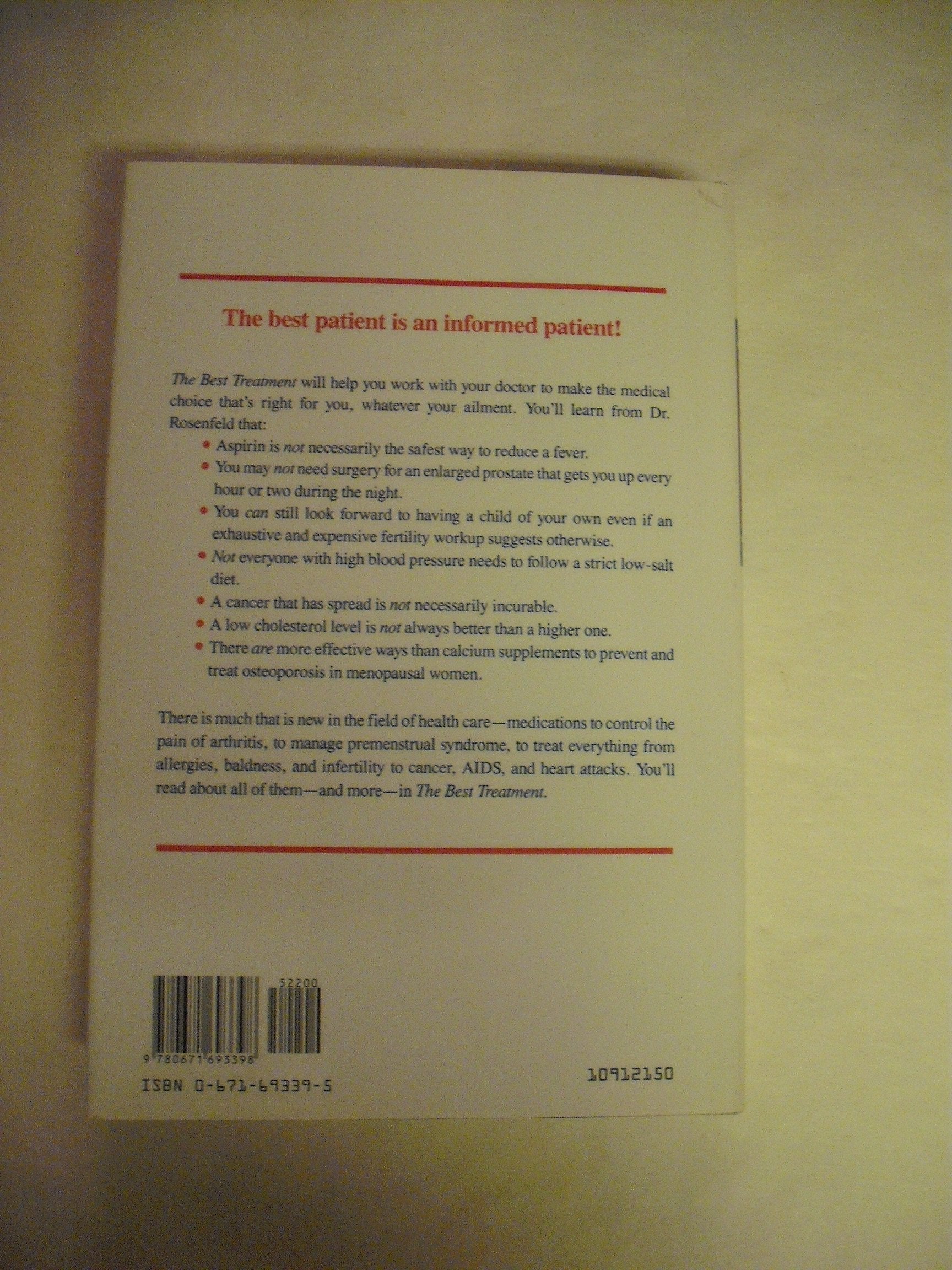 The Best Treatment used book depot