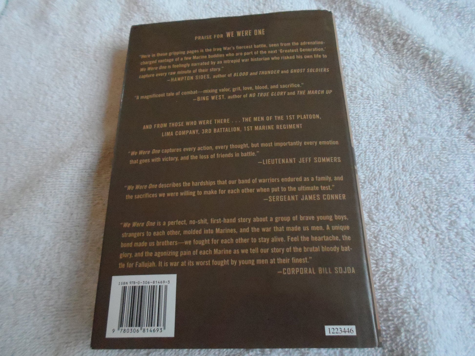 We Were One: Shoulder to Shoulder with the Marines Who Took Fallujah used book depot