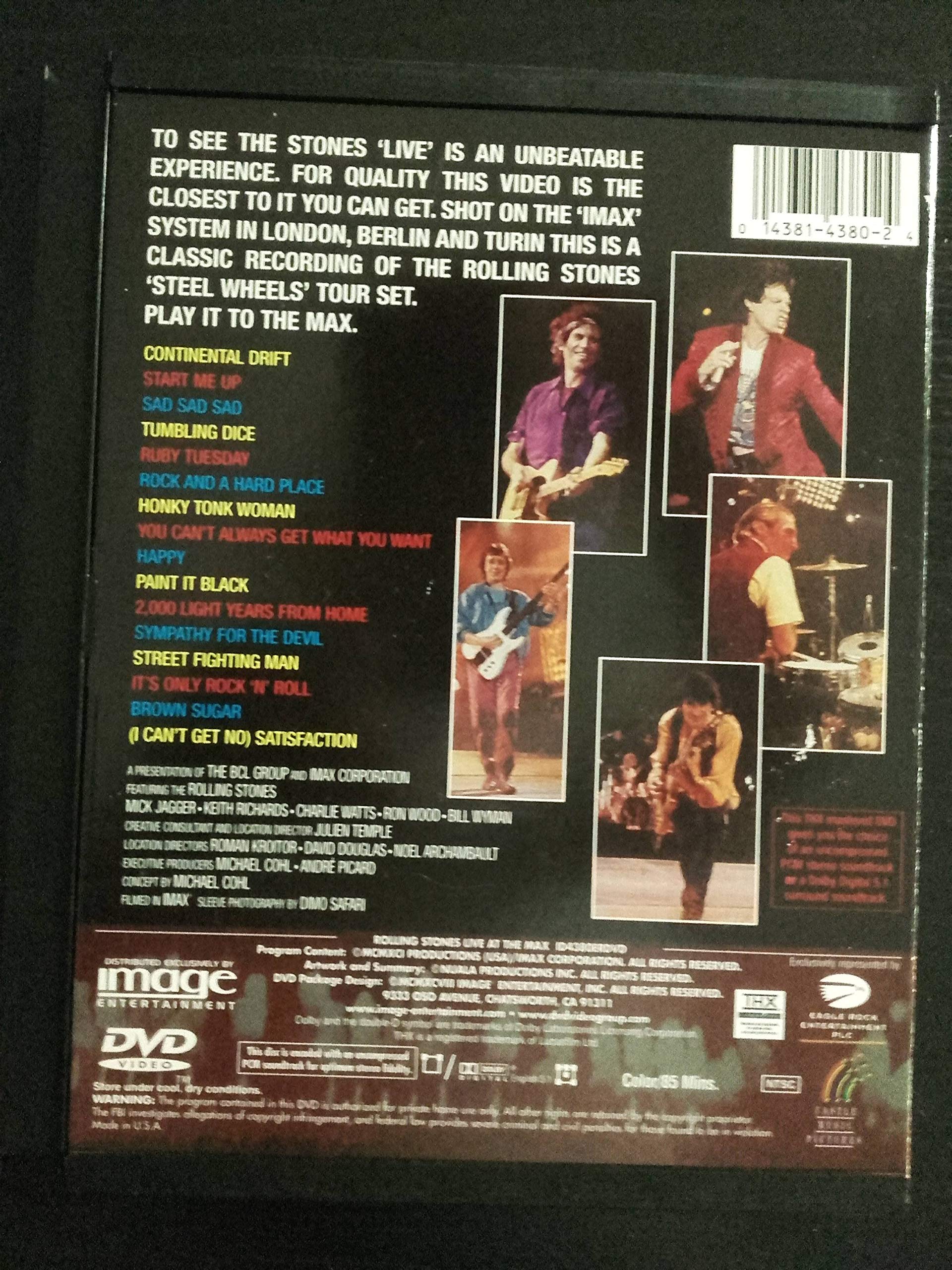 The Rolling Stones - Live at the Max (Large Format) used book depot