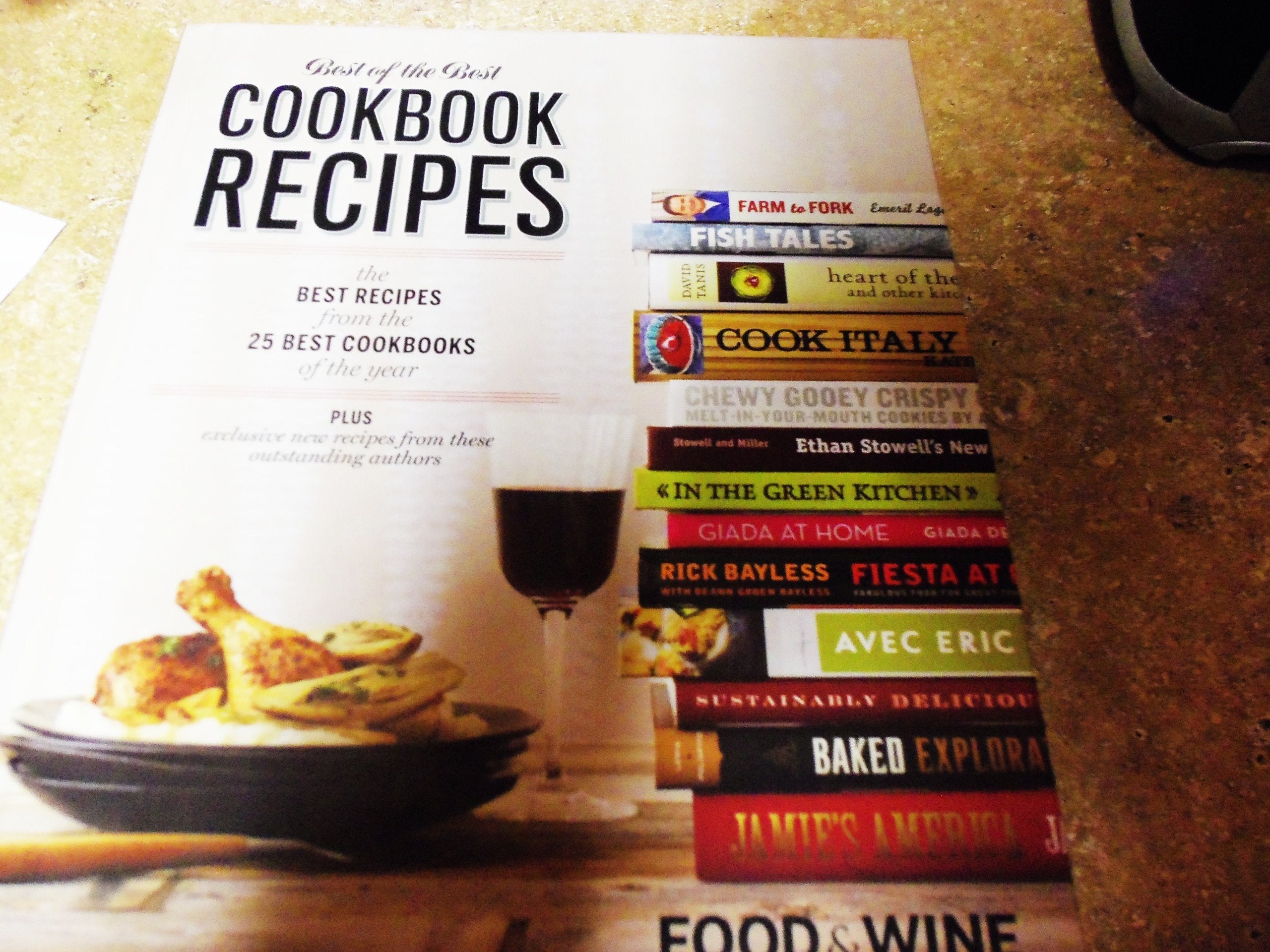 Food & Wine Best of the Best Cookbook Recipes used book depot