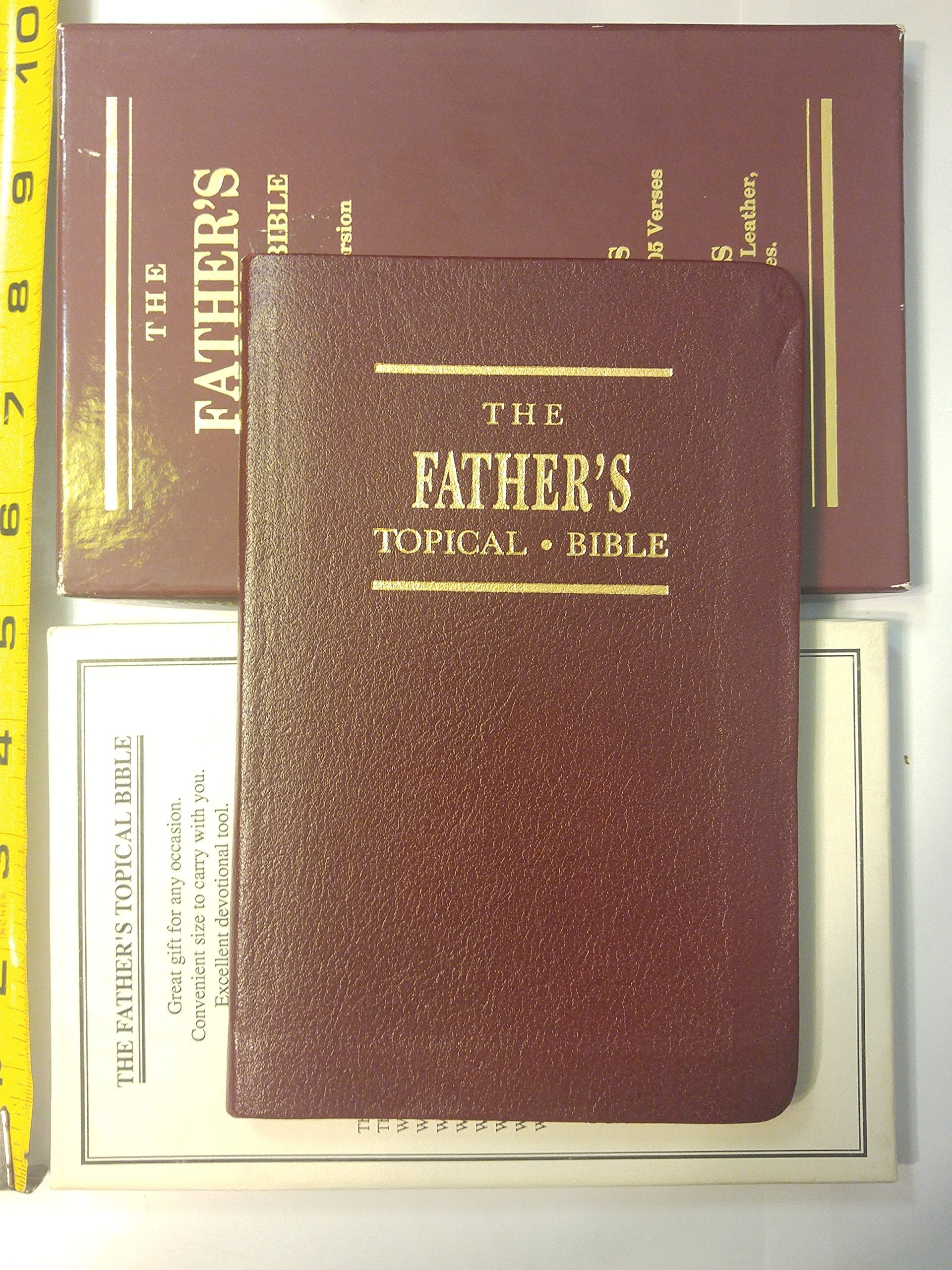 The Father's Topical Bible used book depot