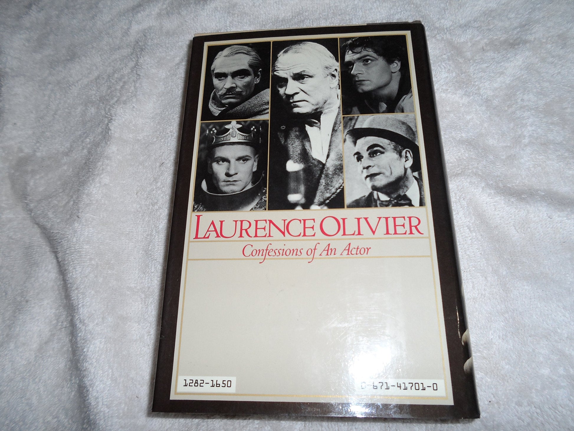 Confessions of an Actor: Laurence Olivier an Autobiography used book depot