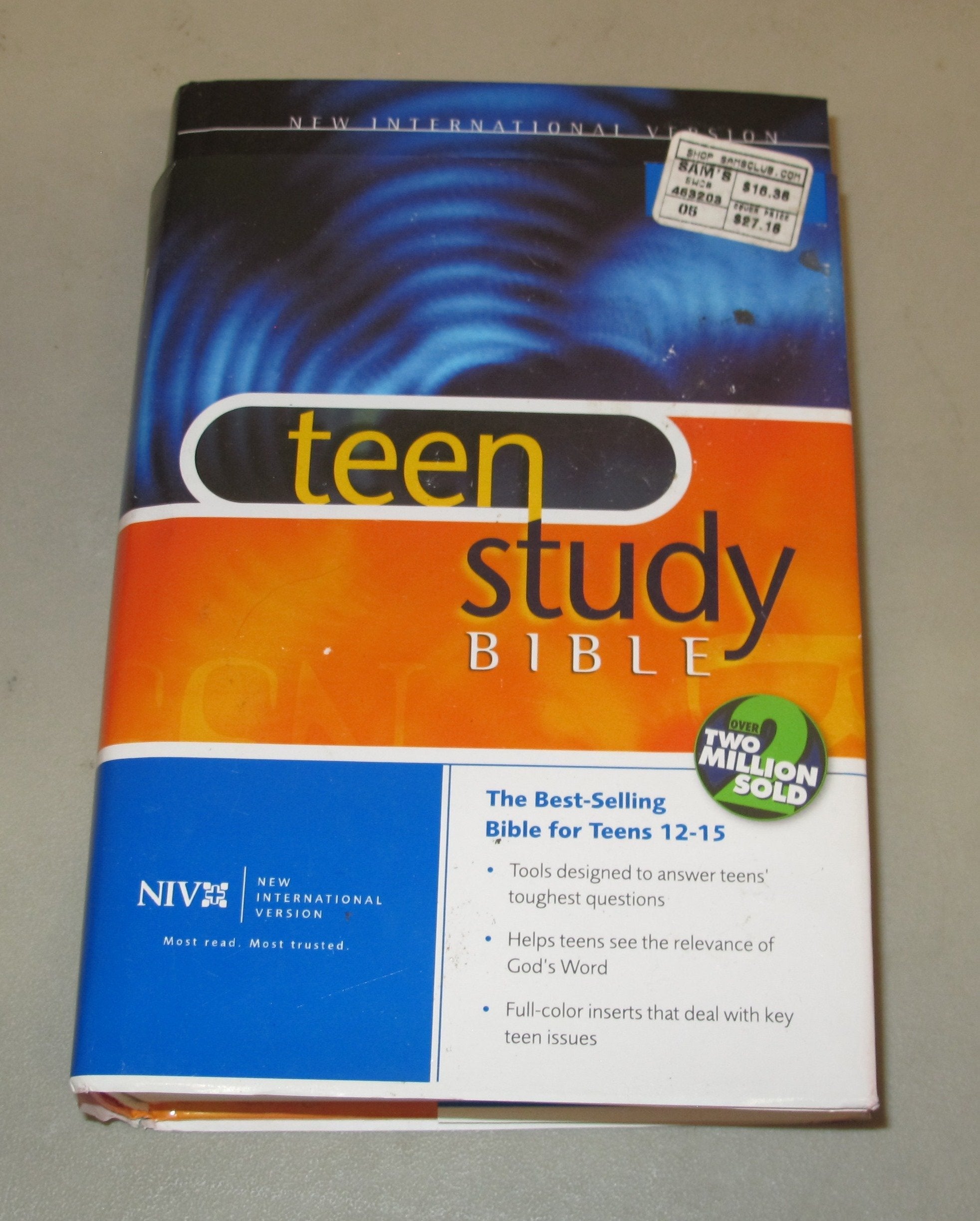 Teen Study Bible (New International Version) used book depot