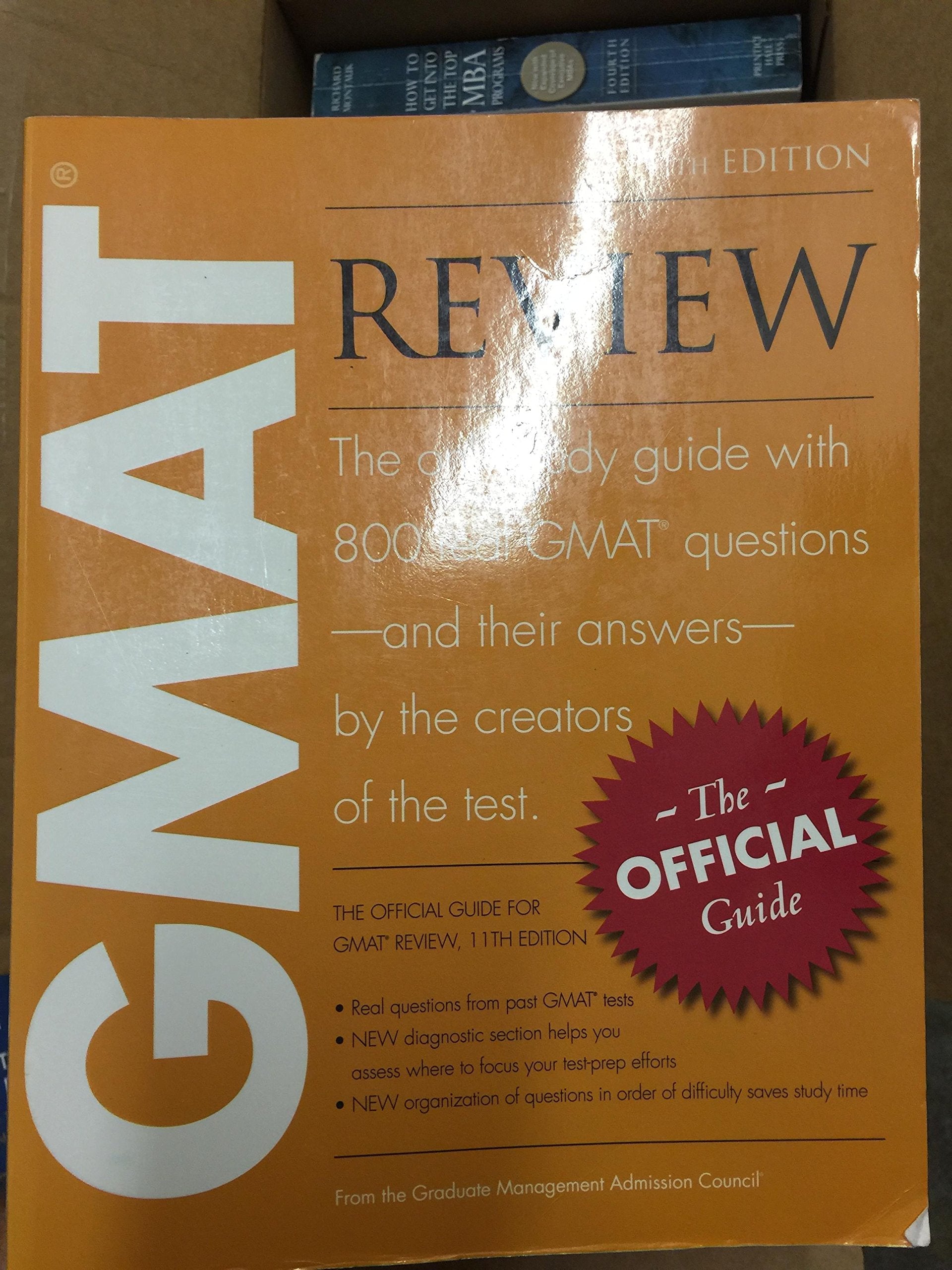 The Official Guide for GMAT Review used book depot