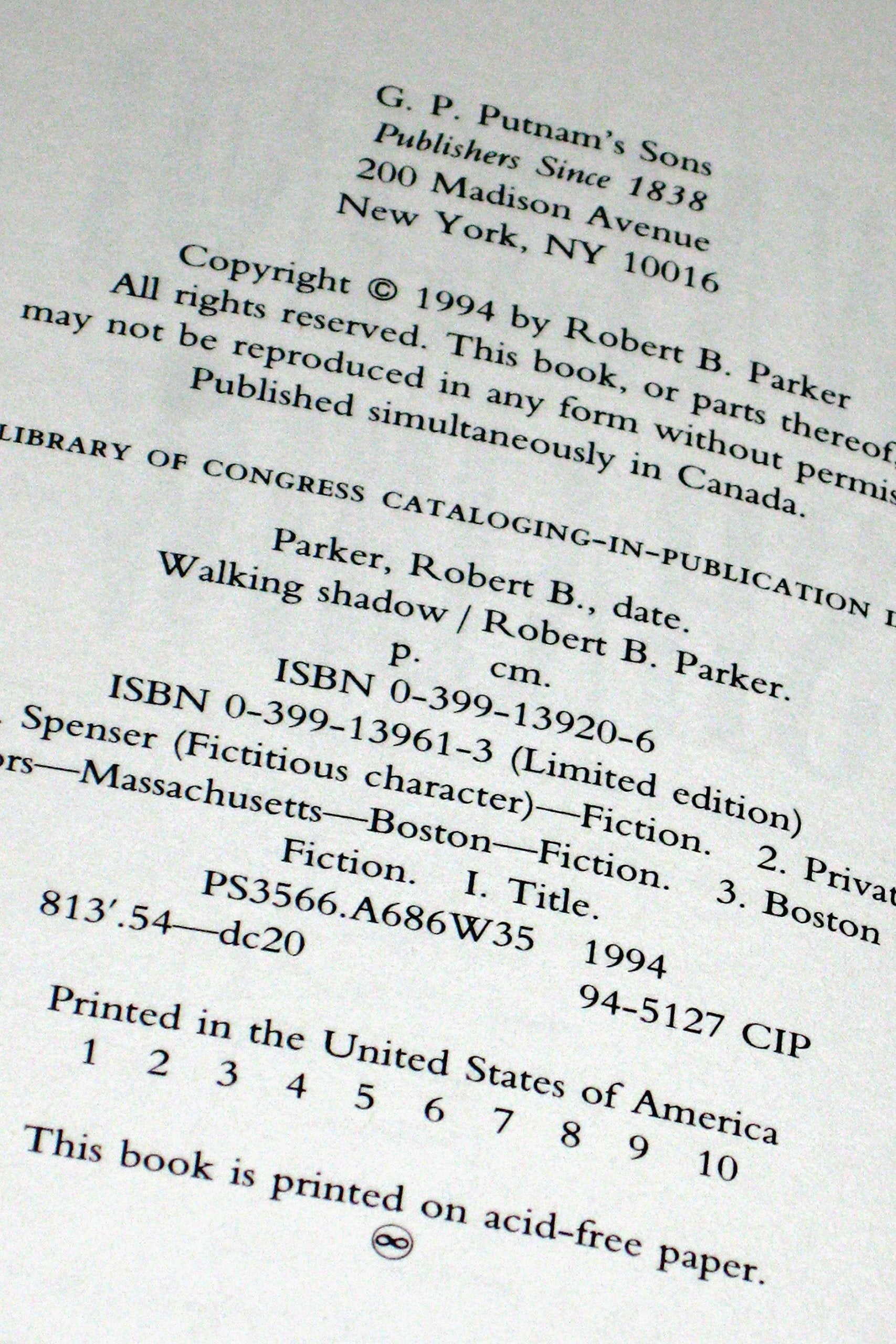 Walking Shadow used book depot