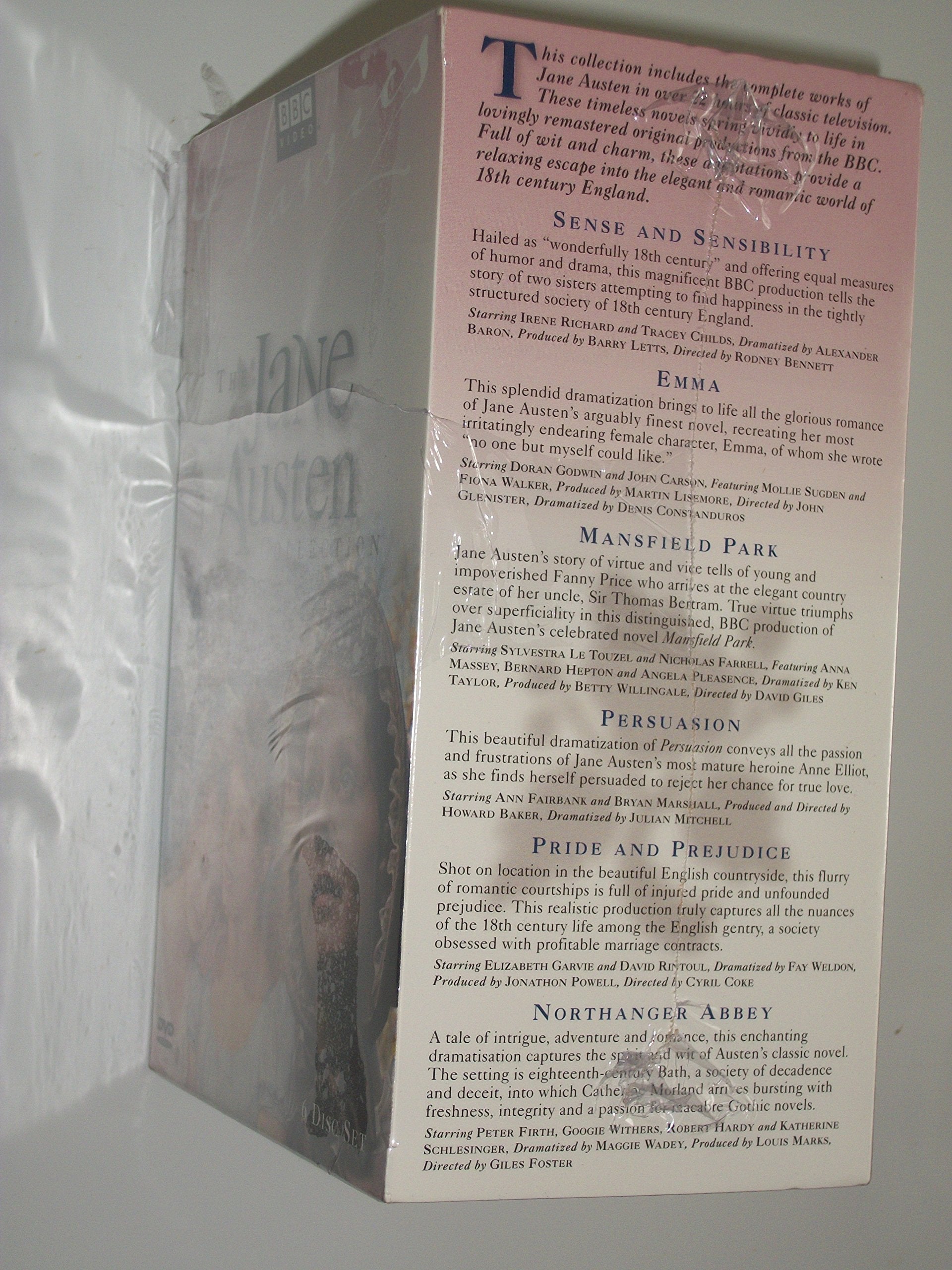 Jane Austen Collection (Sense & Sensibility / Emma / Persuasion / Mansfield Park / Pride & Prejudice / Northanger Abbey) used book depot