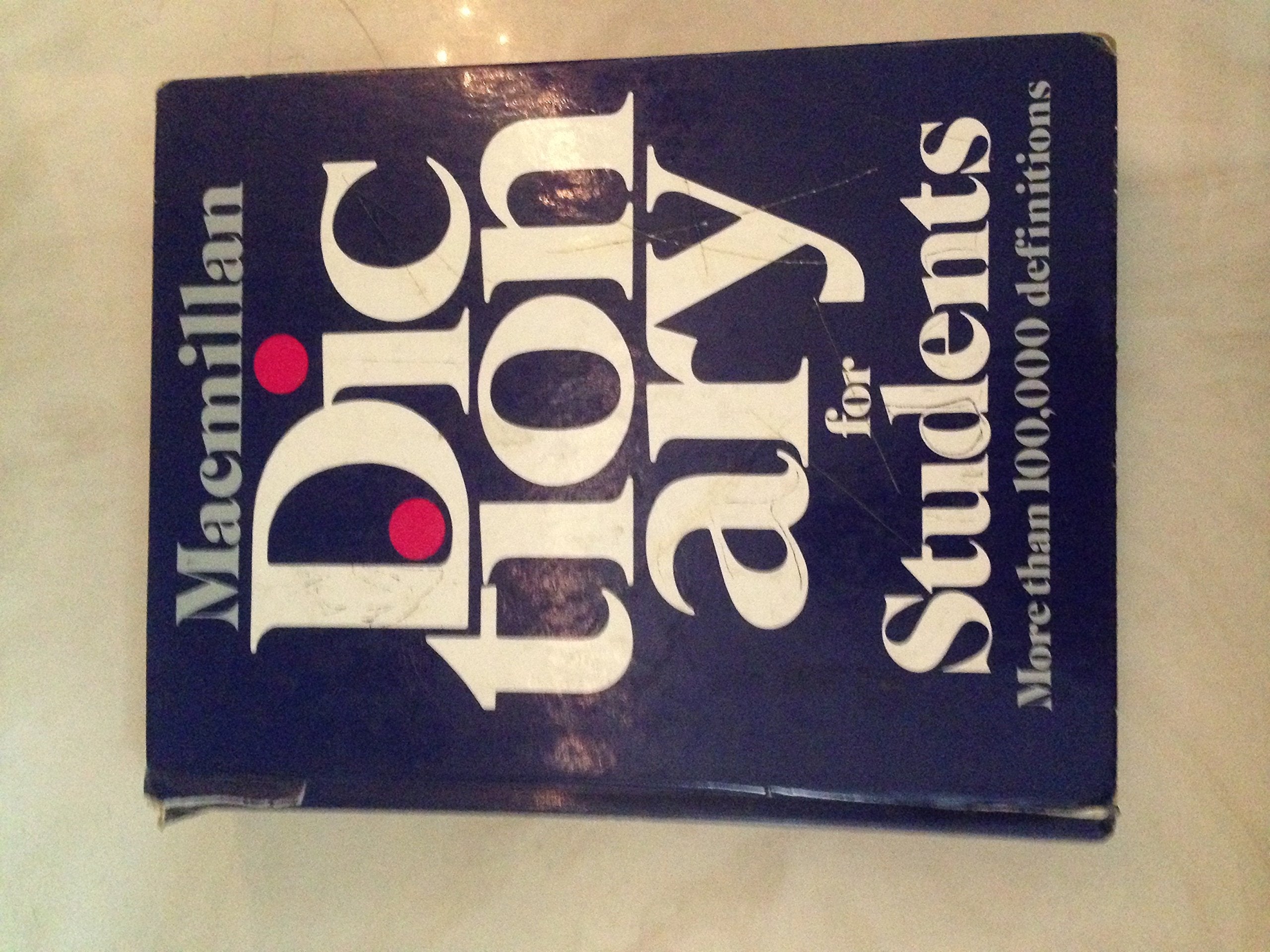Macmillan Dictionary for Students used book depot