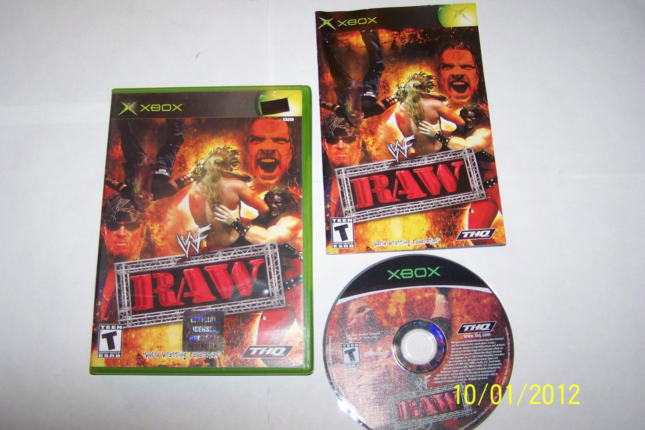 WWF Raw (Platinum Hits) used book depot