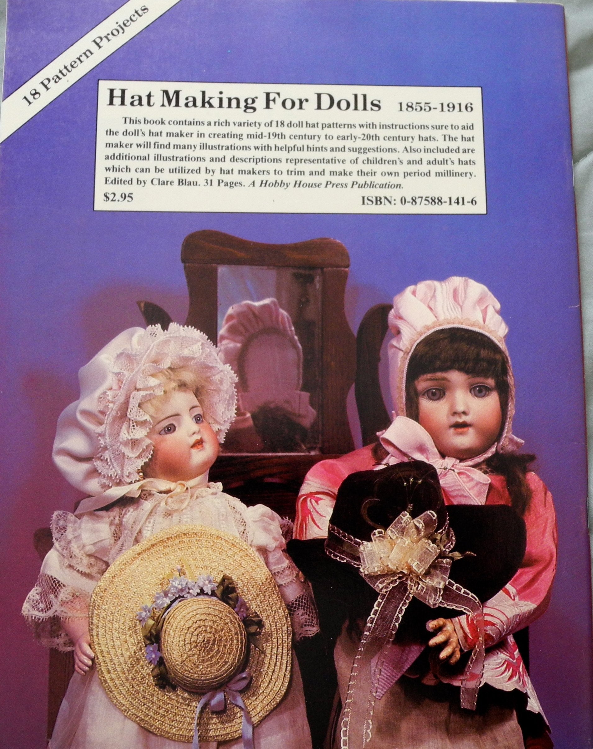 Hat Making for Dolls 1855-1916 used book depot