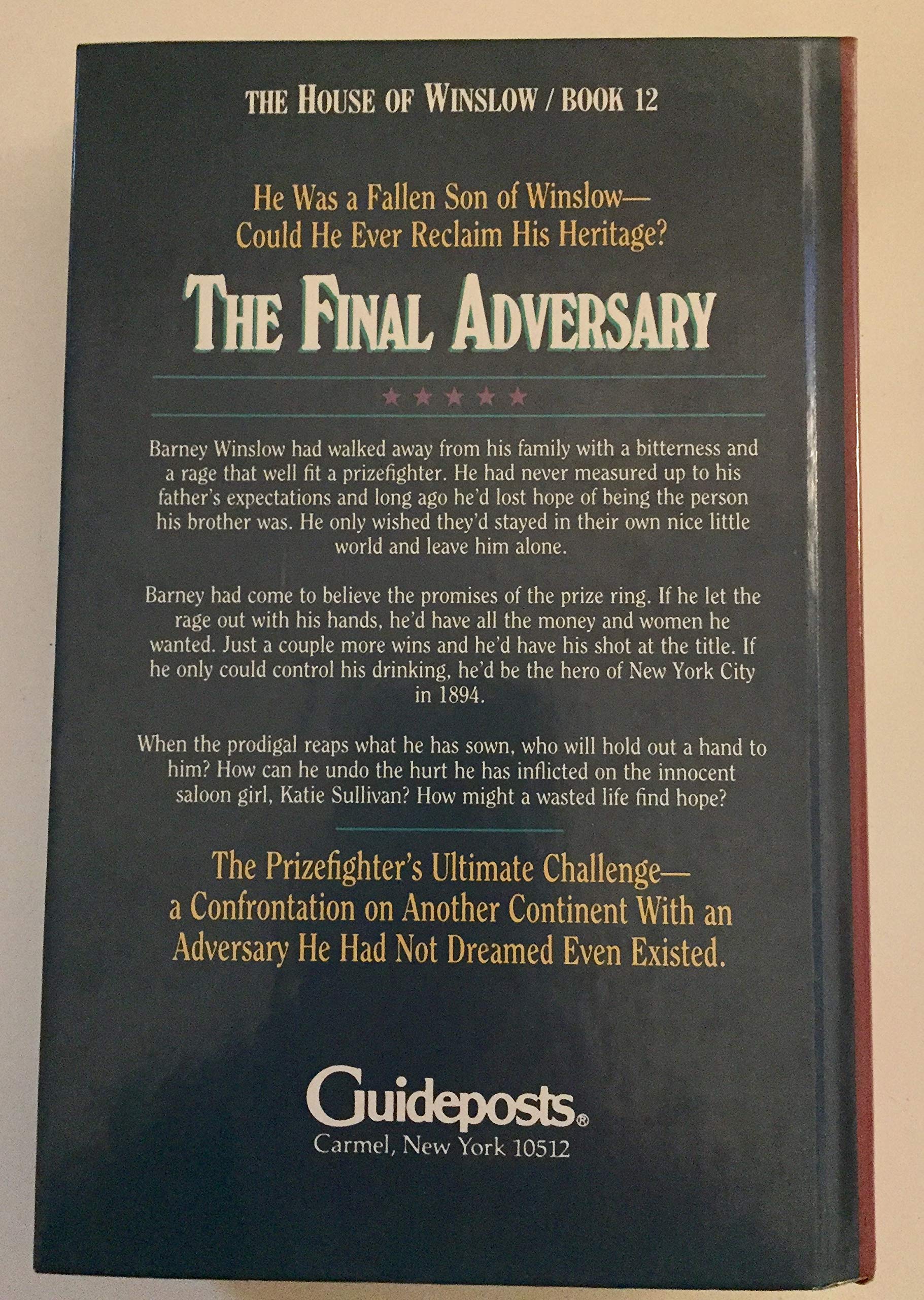 The Final Adversary (The House of Winslow #12) used book depot