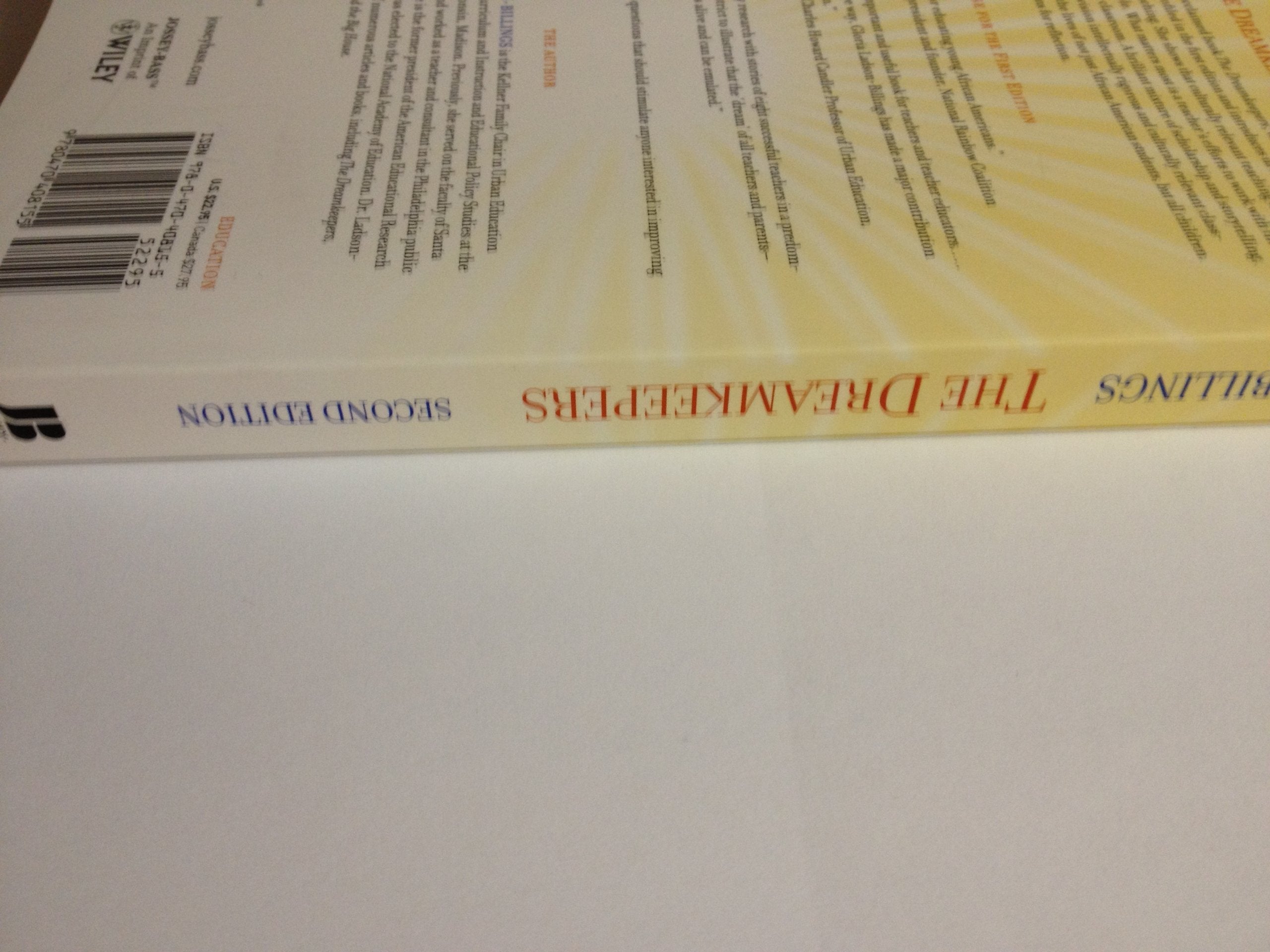 The Dreamkeepers: Successful Teachers of African American Children, 2nd Edition used book depot