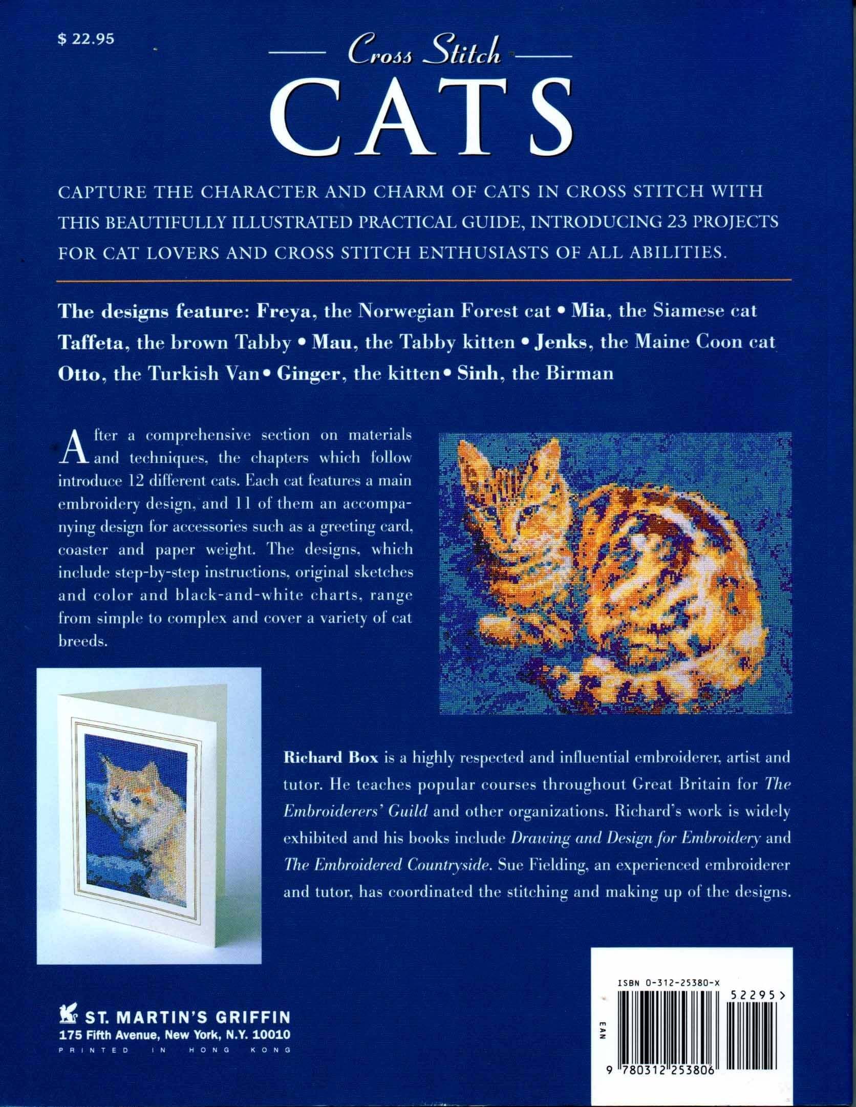 Cross Stitch Cats used book depot