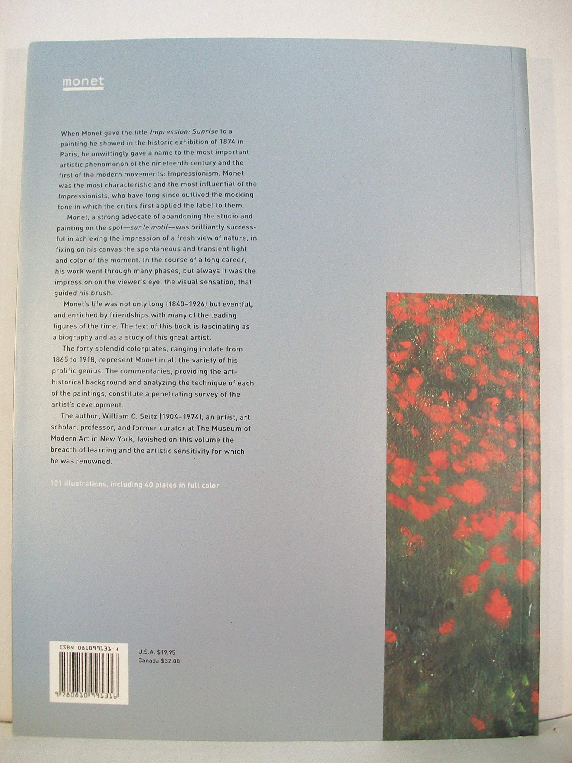 Monet (Masters of Art) used book depot