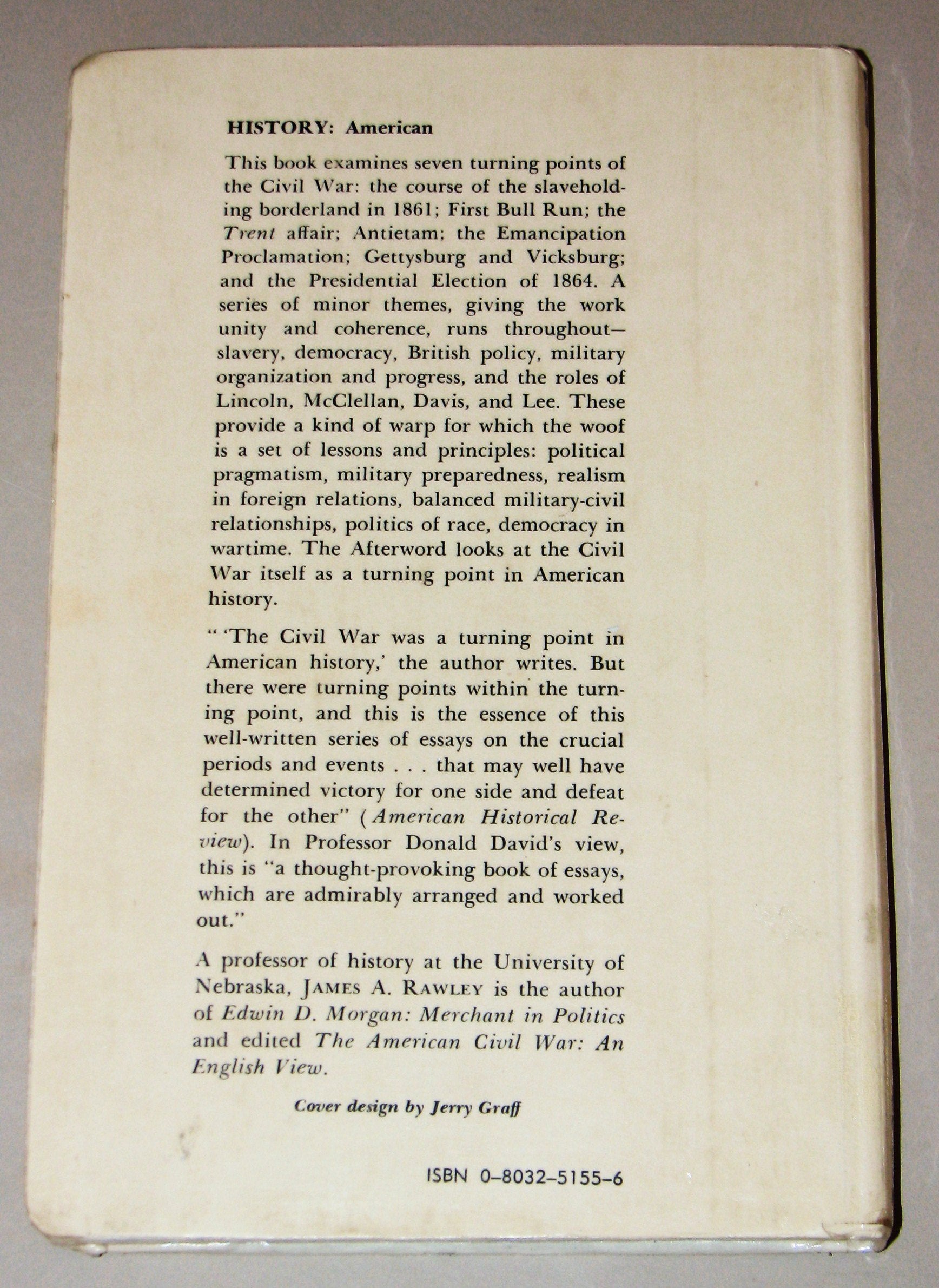 Turning Points of the Civil War used book depot