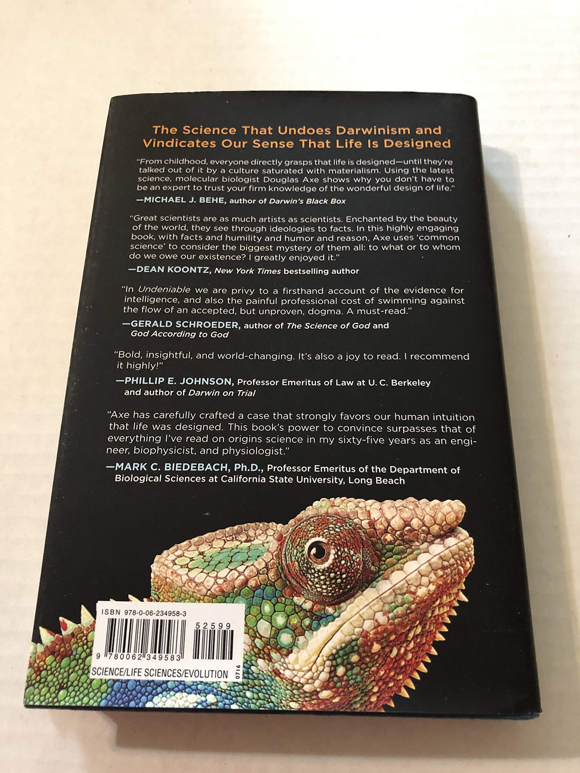 Undeniable: How Biology Confirms Our Intuition That Life Is Designed used book depot