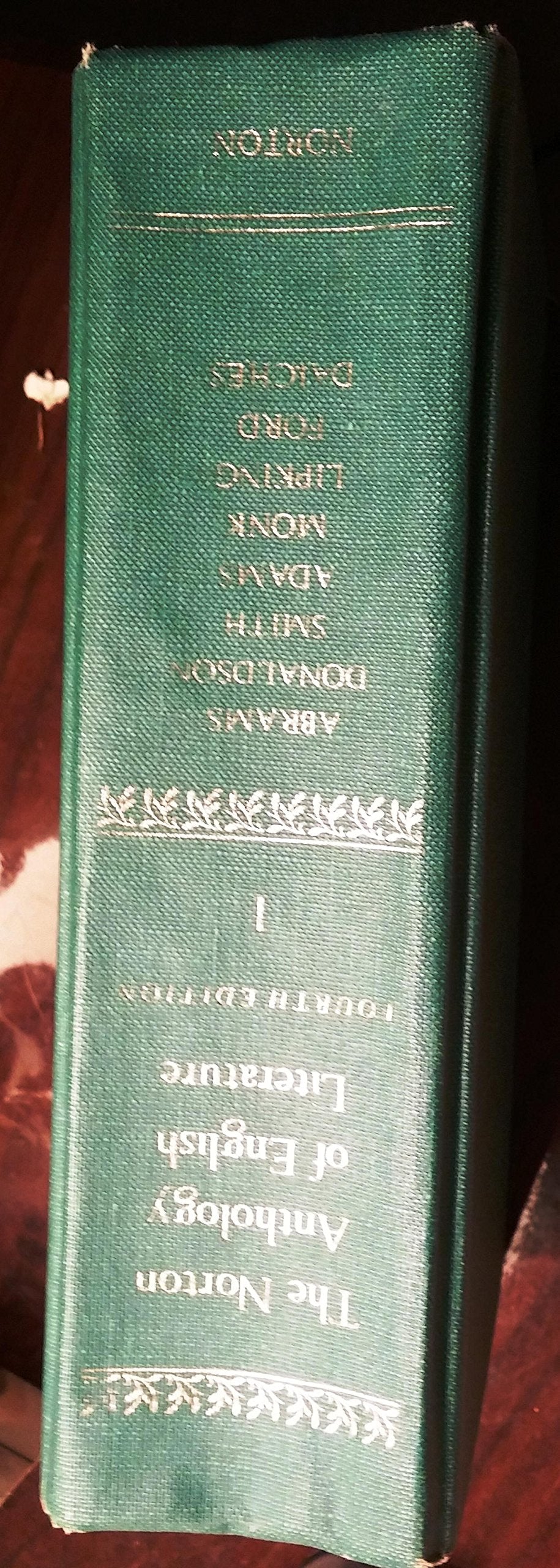 The Norton Anthology of English Literature, Vol. 1 used book depot