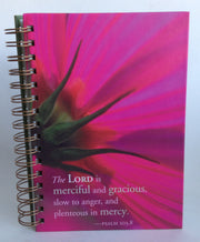Daily Spiritual Journal Filled with Blank Lined Pages and Various Psalms Throughout - 70 Spiral Bound Pages and a Hard Cover used book depot