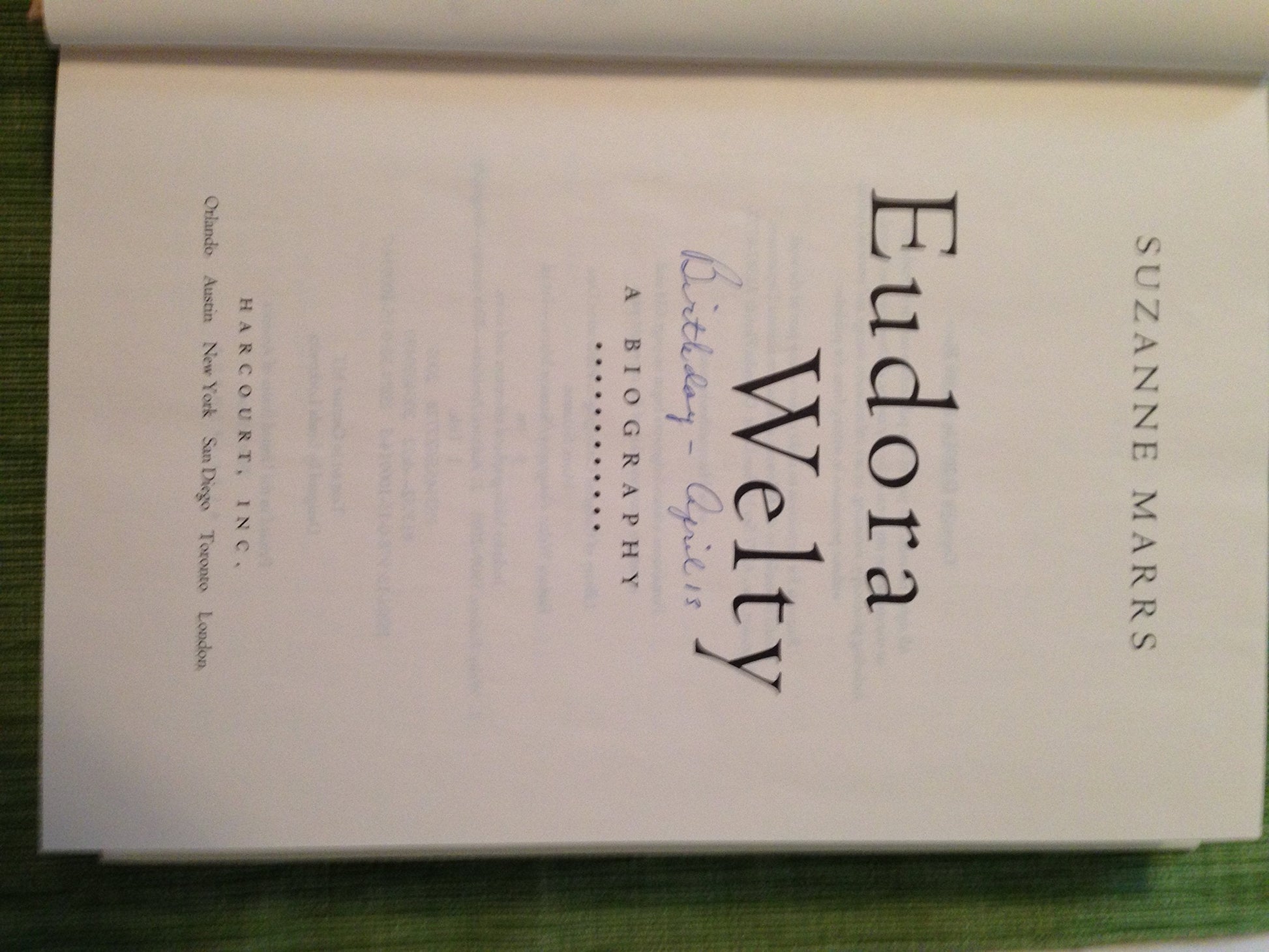 Eudora Welty used book depot