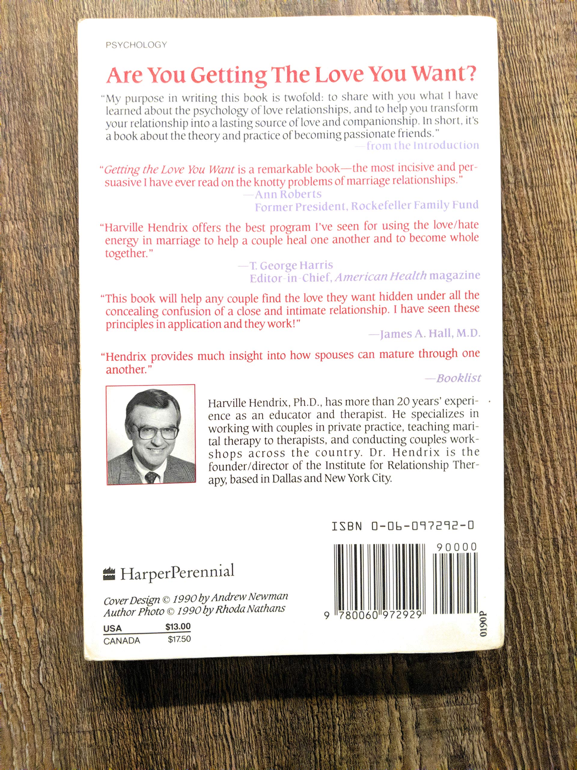 Getting the Love You Want: A Guide for Couples used book depot