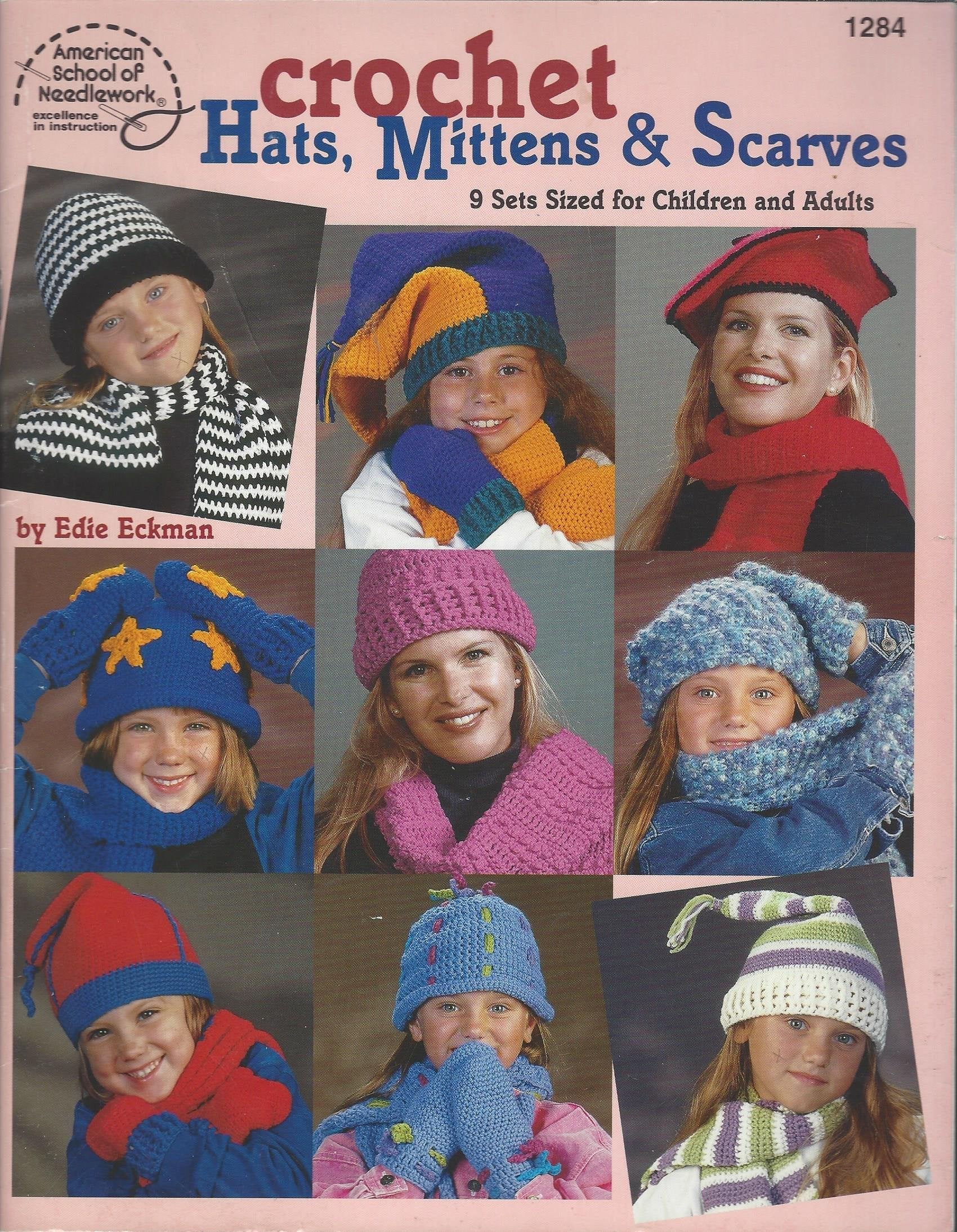Crochet Hats, Mittens & Scarves used book depot