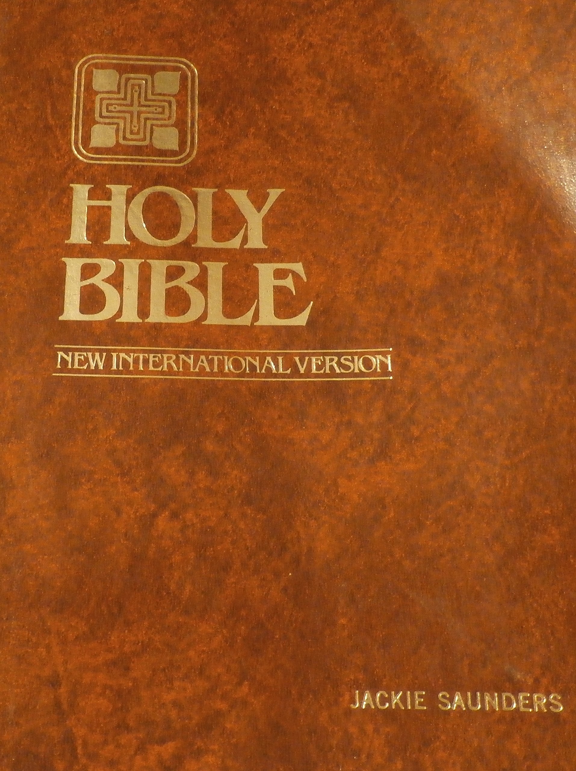 The Holy Bible: New International Version (Giant Print Red Letter Edition) used book depot