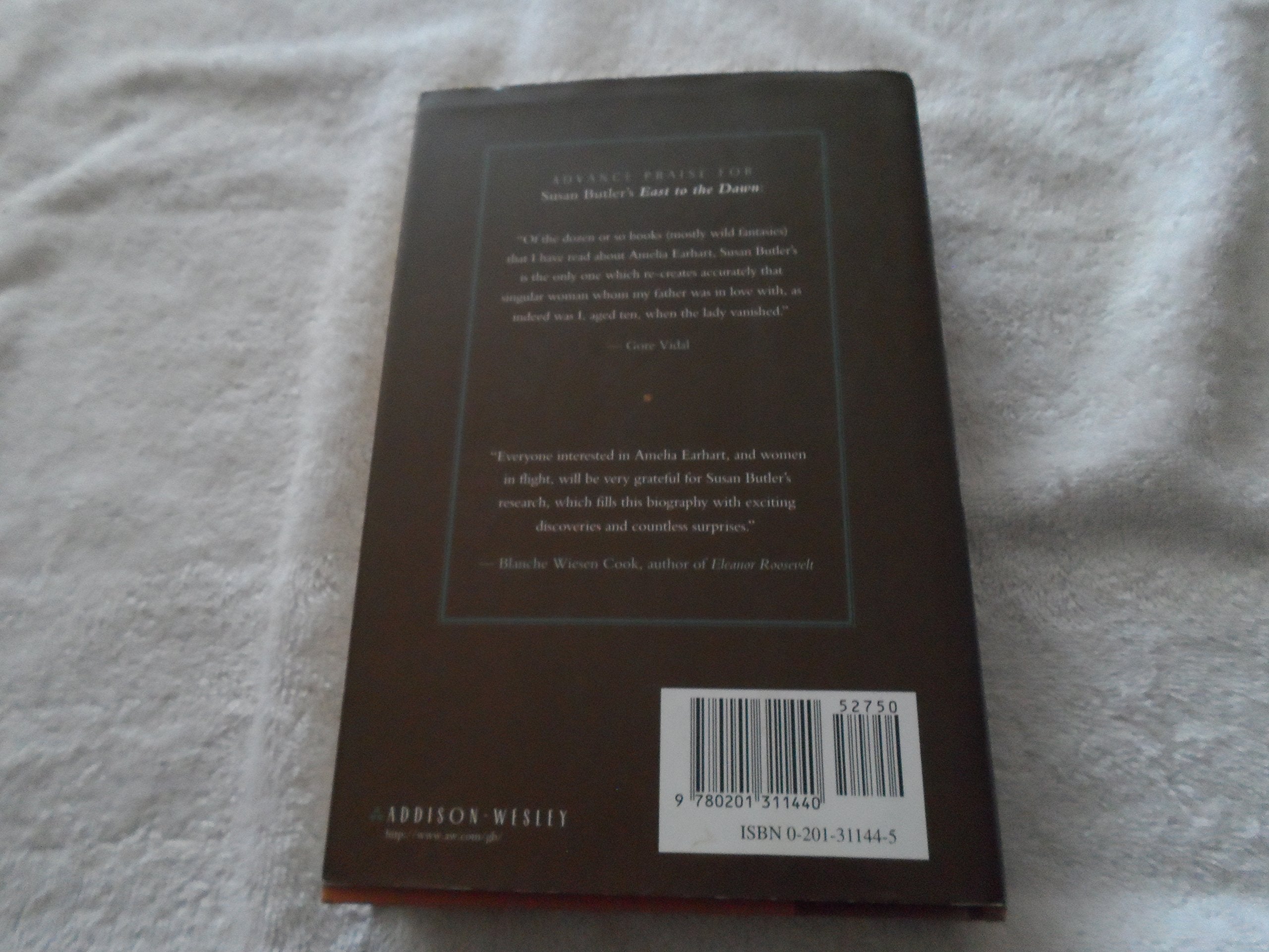 East To The Dawn: The Life Of Amelia Earhart used book depot