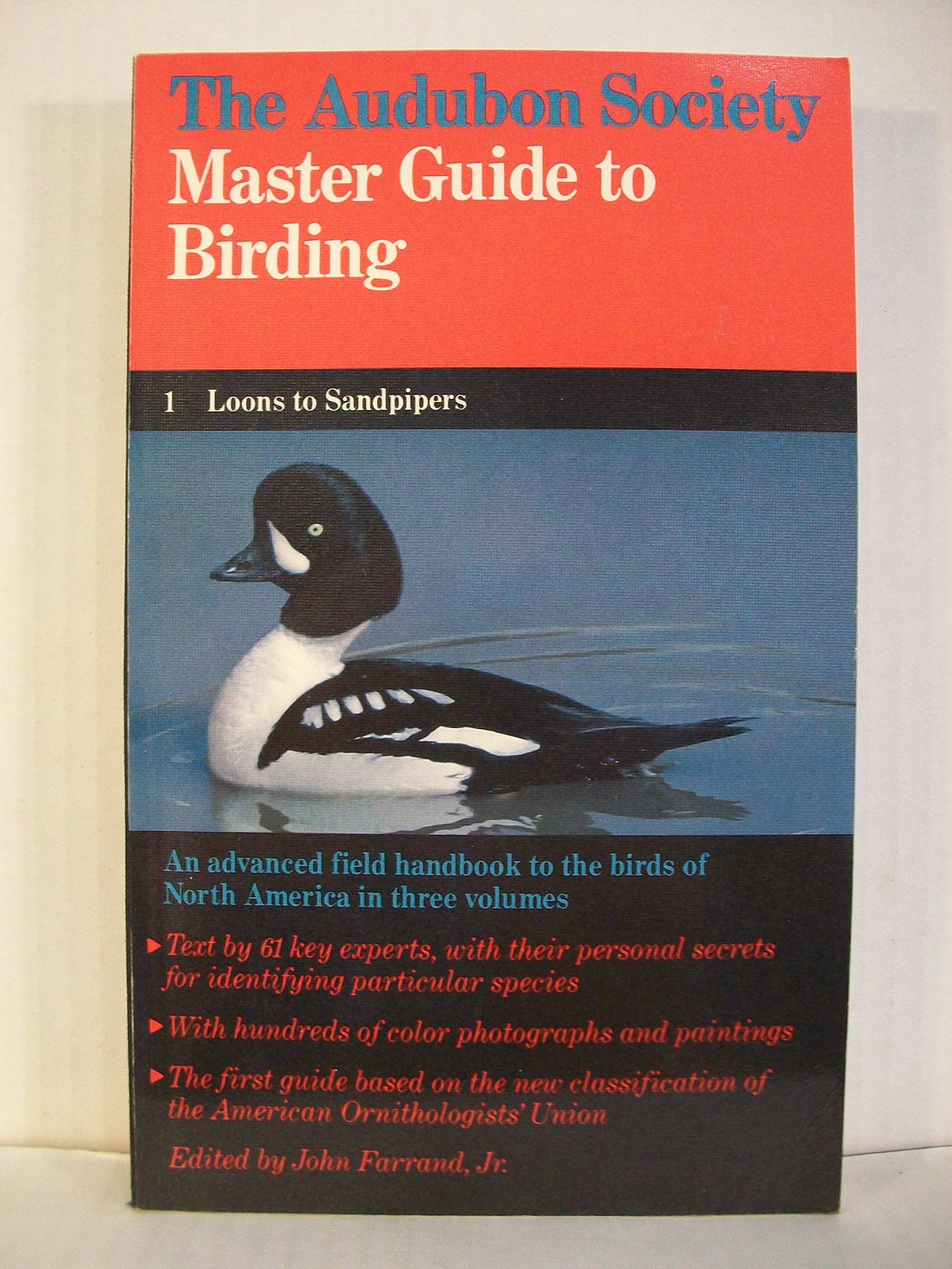 The Audubon Society Master Guide to Birding, Vol. 1: Loons to Sandpipers used book depot