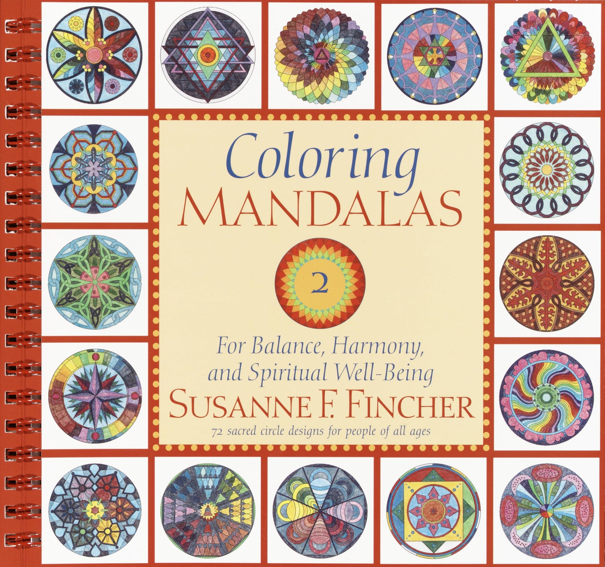 Coloring Mandalas 2: For Balance, Harmony, and Spiritual Well-Being (An Adult Coloring Book) used book depot