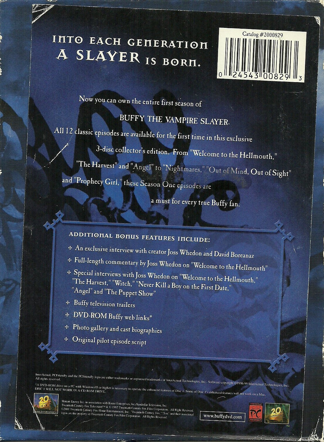 Buffy the Vampire Slayer: The Complete First Season used book depot