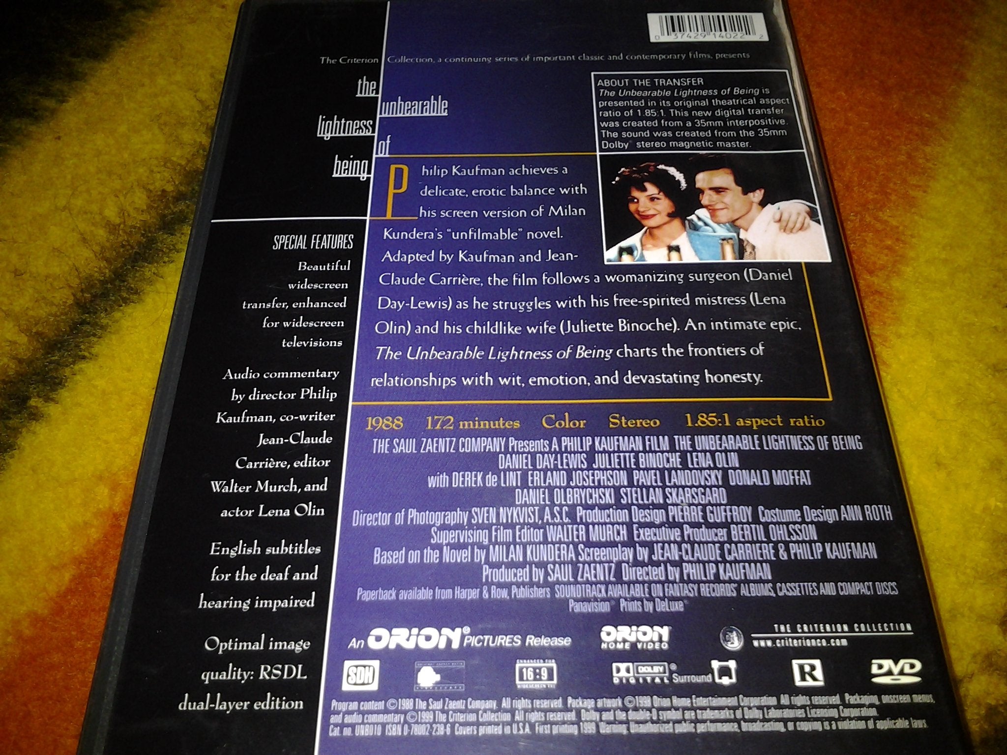 The Unbearable Lightness of Being (The Criterion Collection)