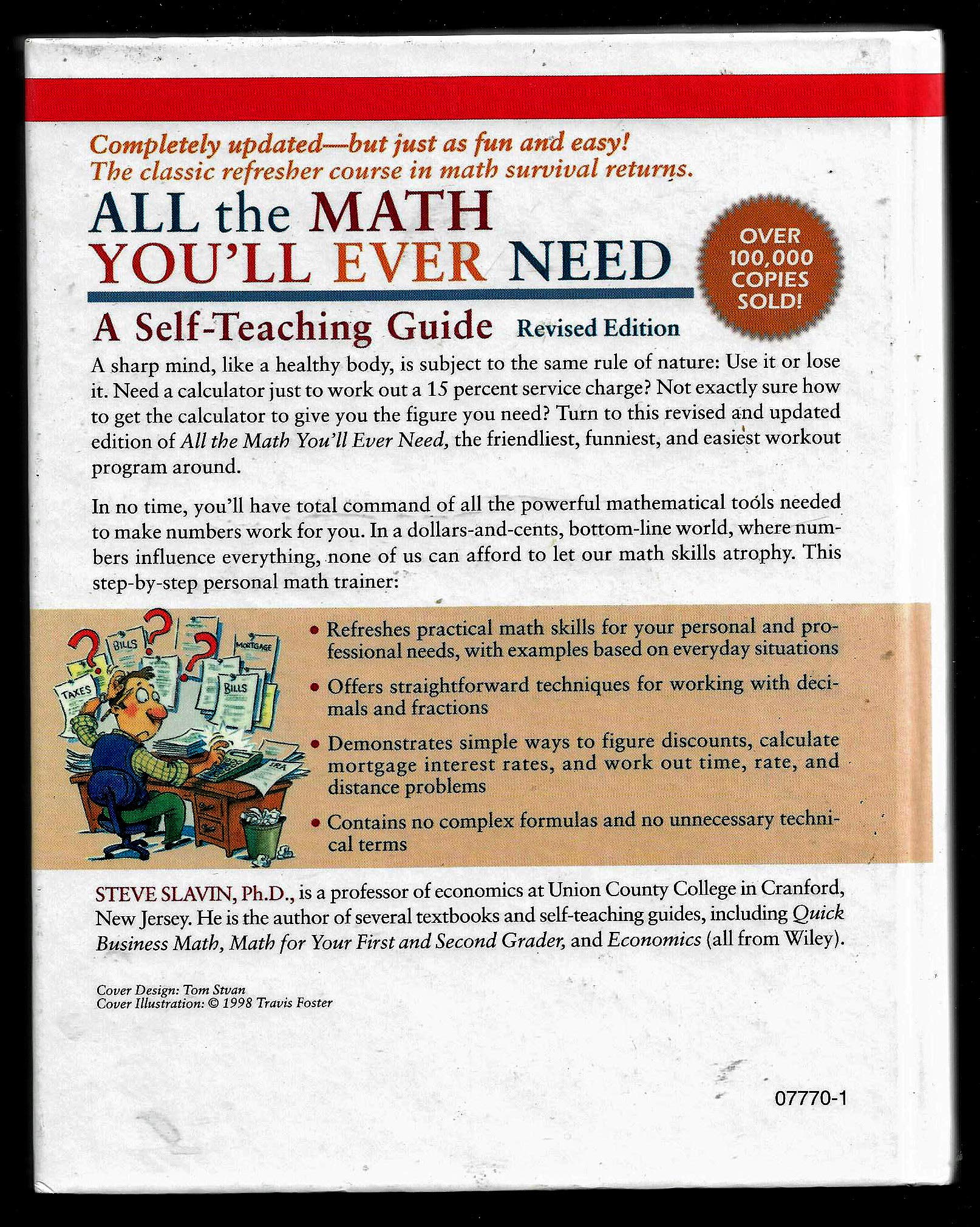 All the Math You'll Ever Need, A Self-Teaching Guide, Revised Edition used book depot