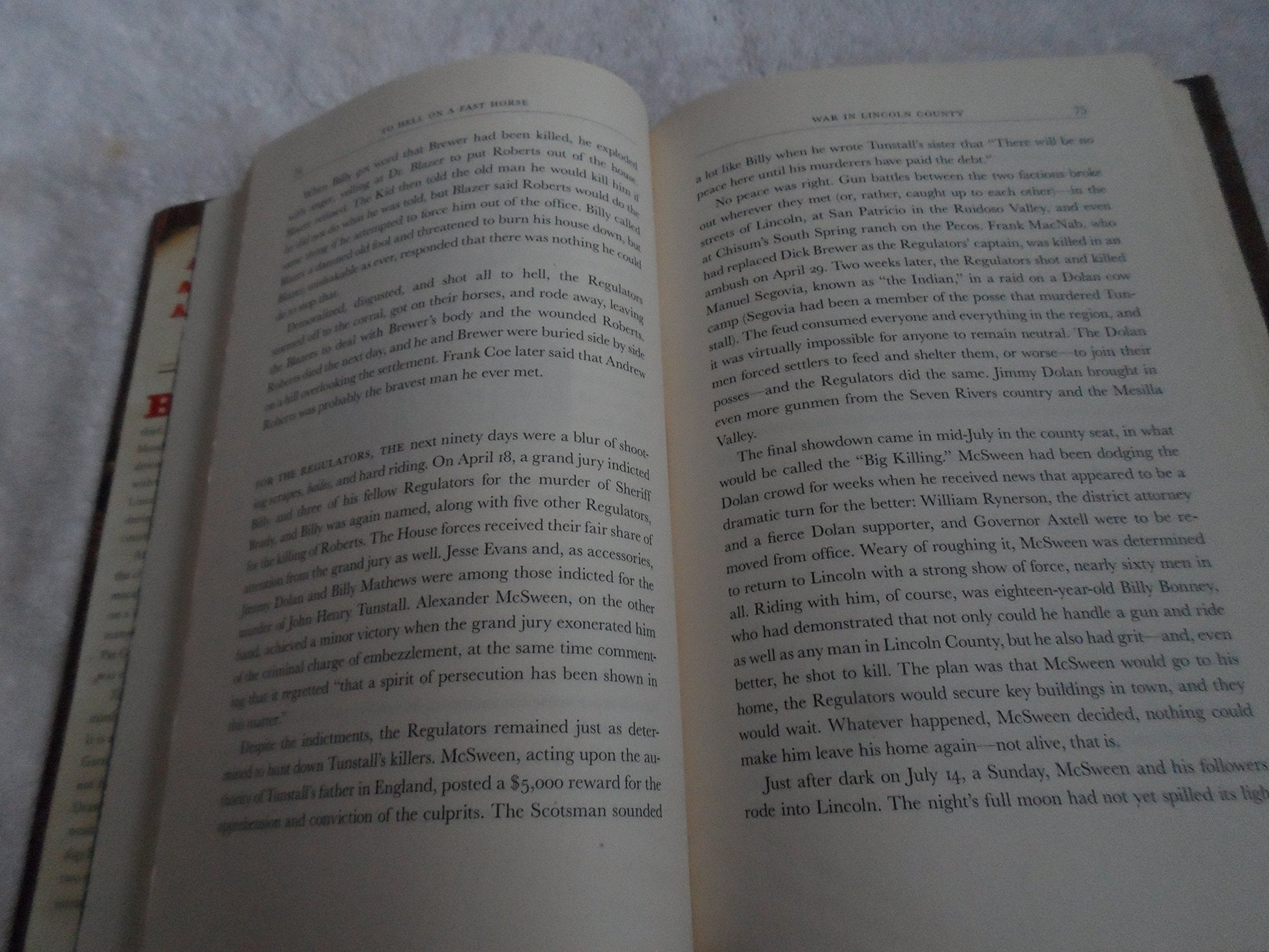 To Hell on a Fast Horse: Billy the Kid, Pat Garrett, and the Epic Chase to Justice in the Old West used book depot