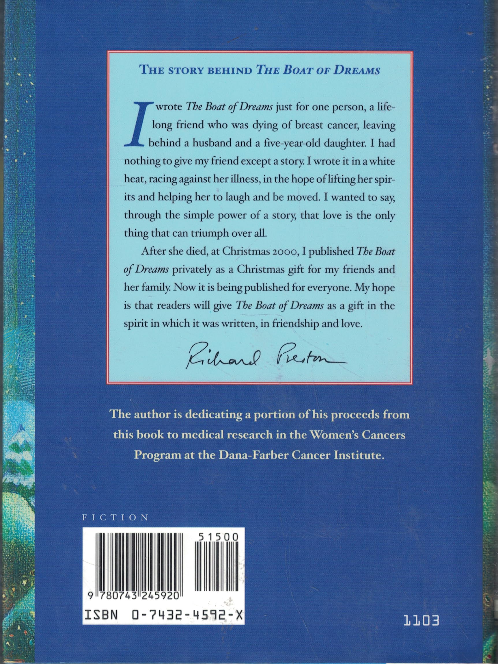 The Boat of Dreams: A Christmas Story used book depot