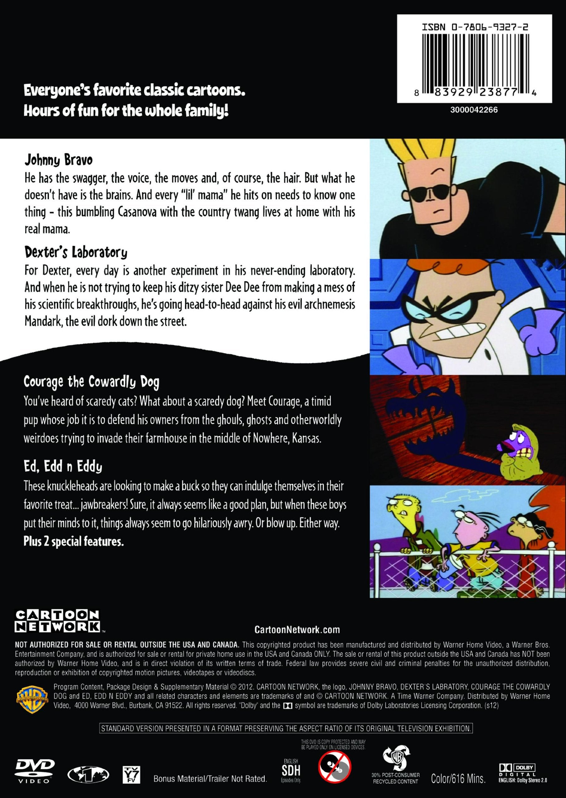 4 Kid Favorites Cartoon Network Hall of Fame Vol. 1 (DVD)