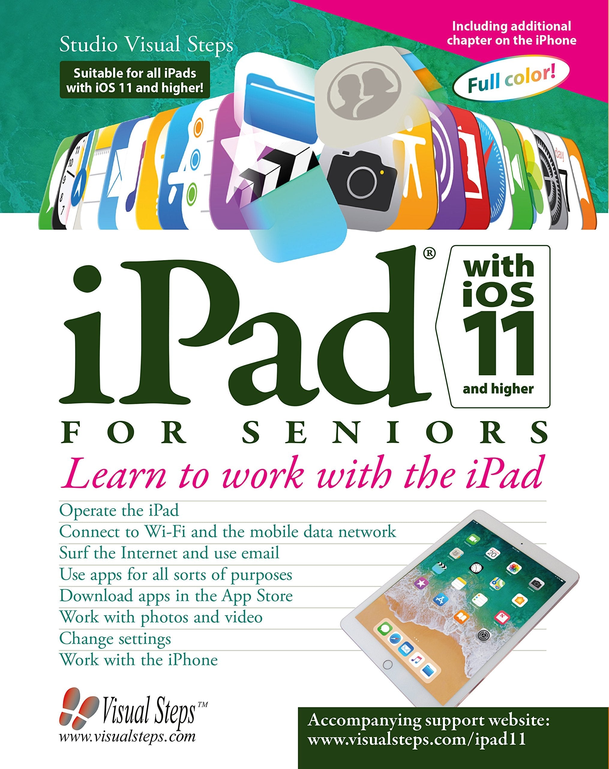 iPad with iOS 11 and Higher for Seniors: Learn to work with the iPad (Computer Books for Seniors series) used book depot