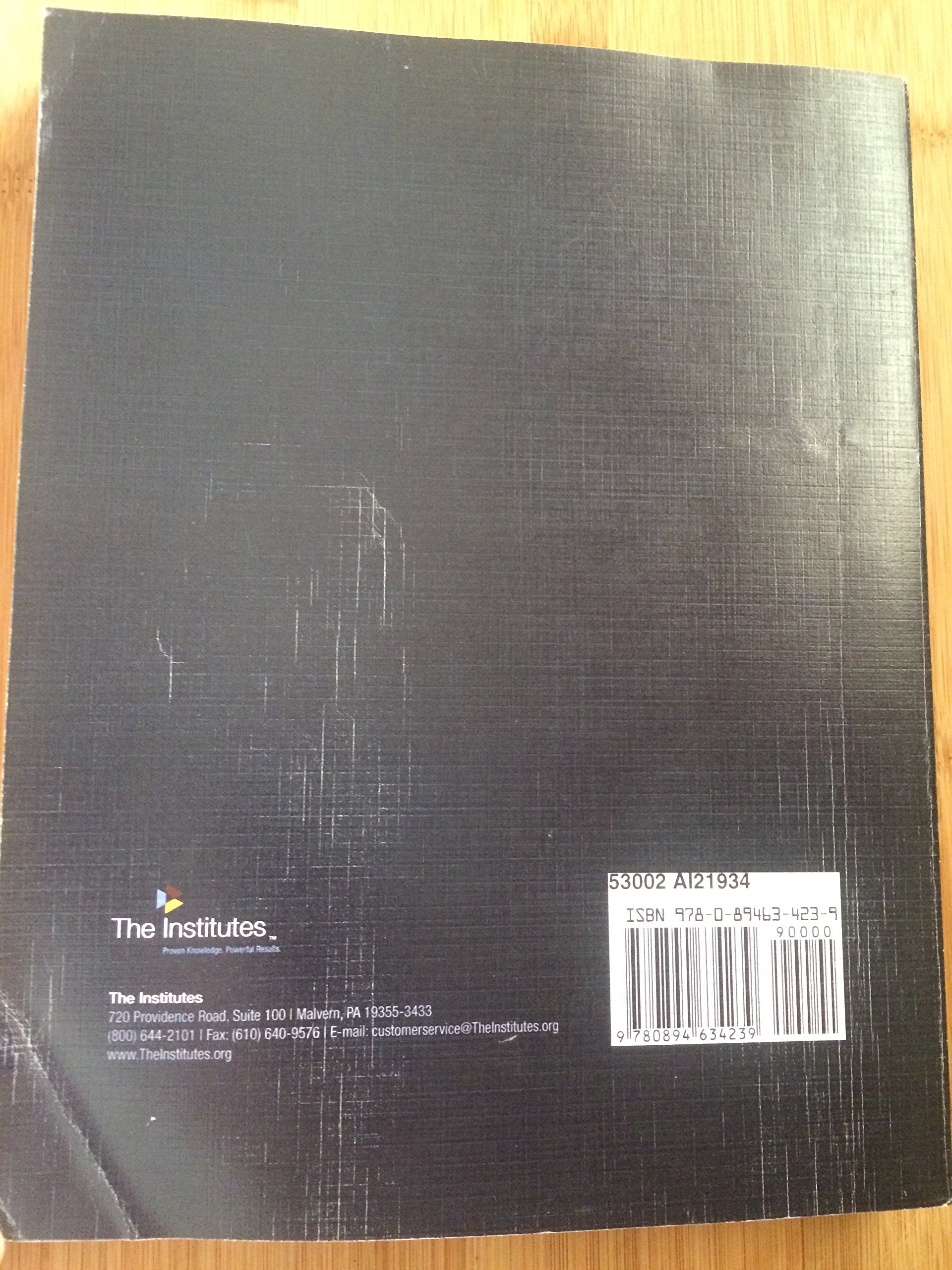 Business Law for Insurance Professionals used book depot