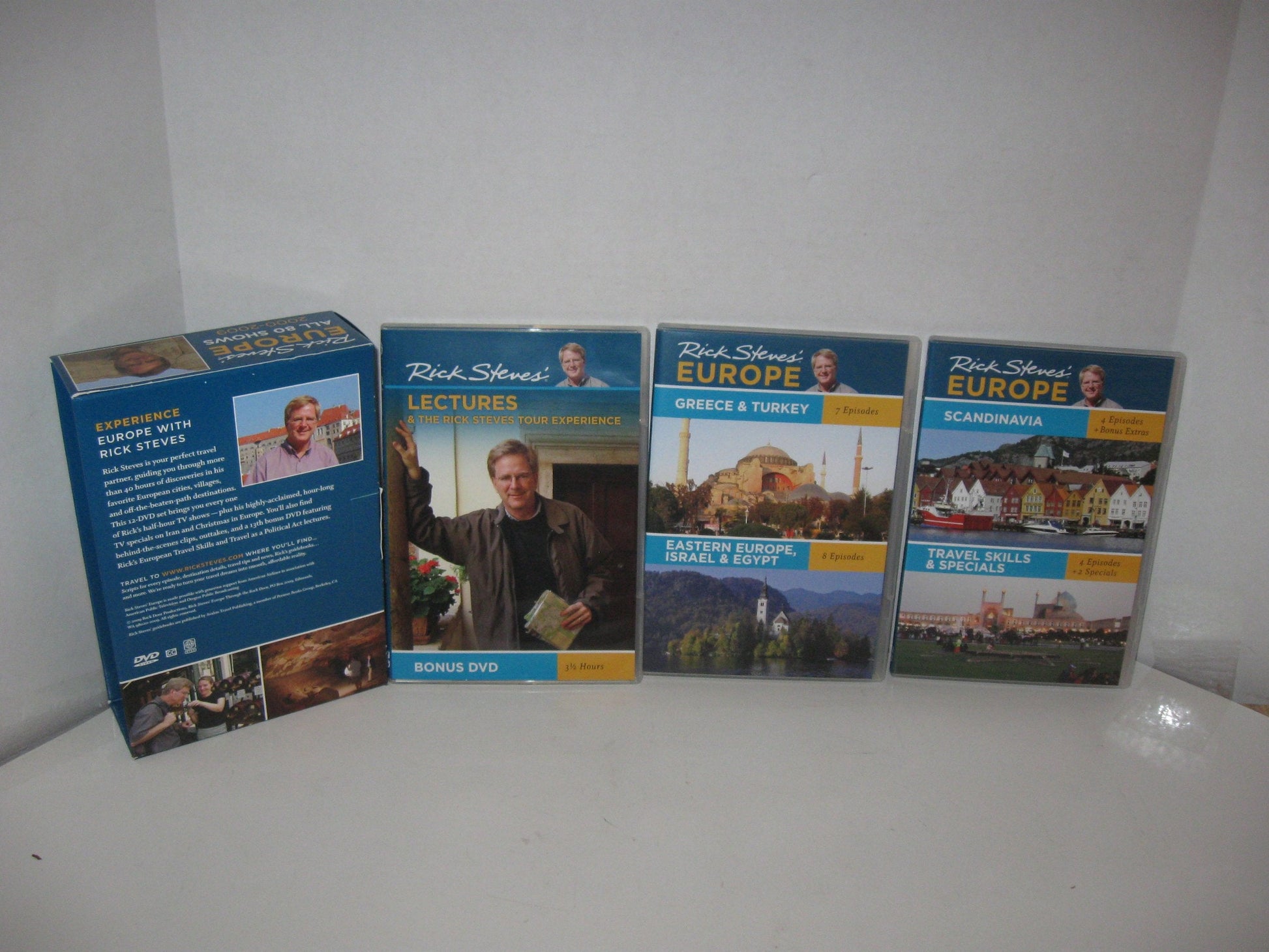 Rick Steves' Europe All 80 Shows DVD Boxed Set 2000-2009 used book depot
