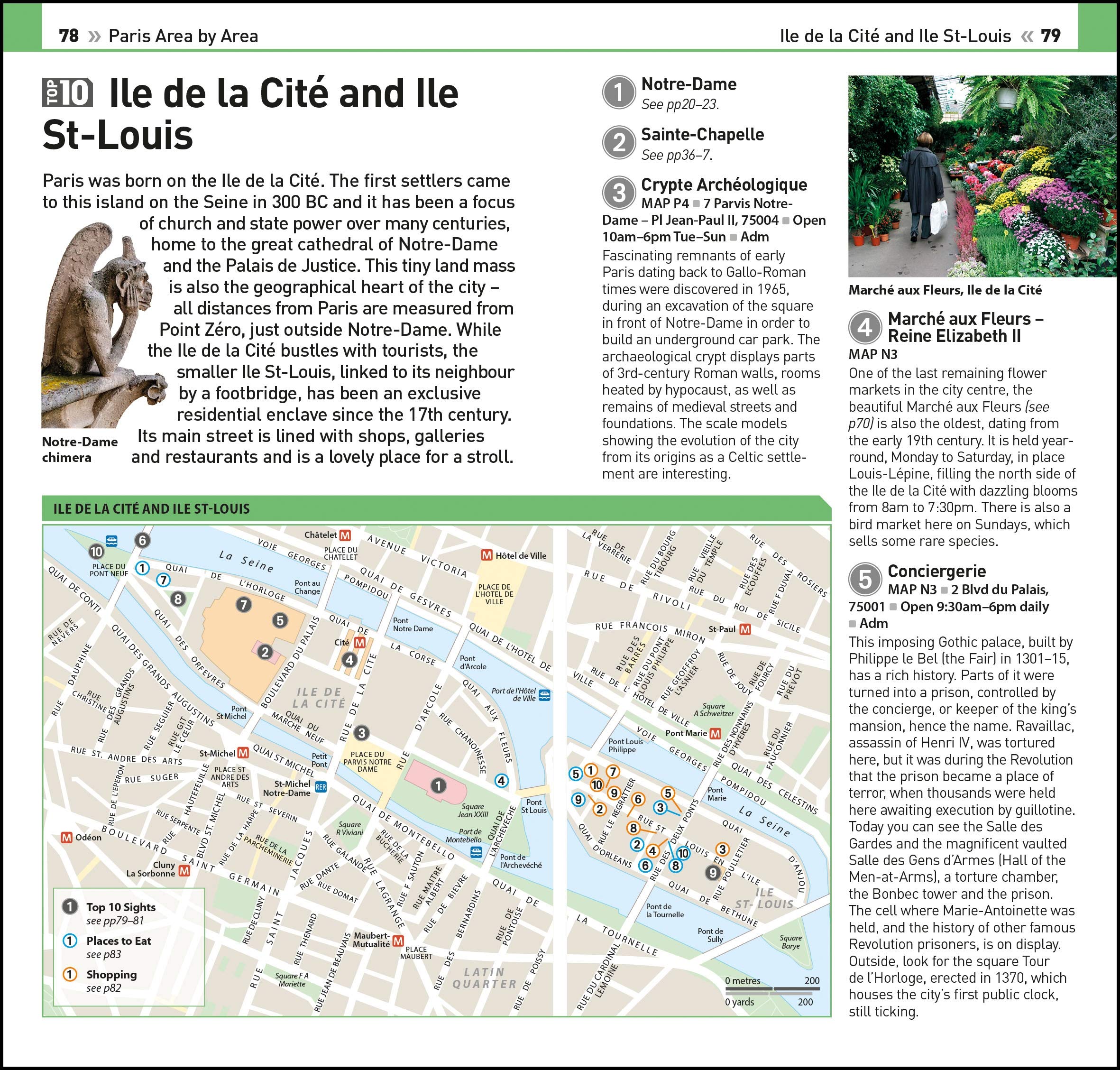 DK Eyewitness Top 10 Paris (Pocket Travel Guide) used book depot