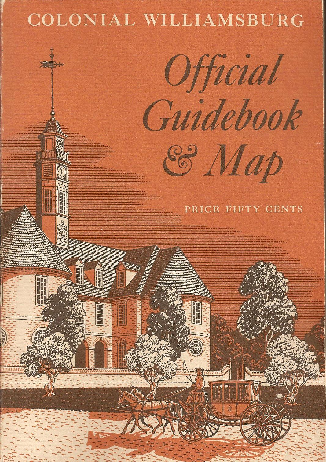 Colonial Williamsburg Official Guidebook used book depot