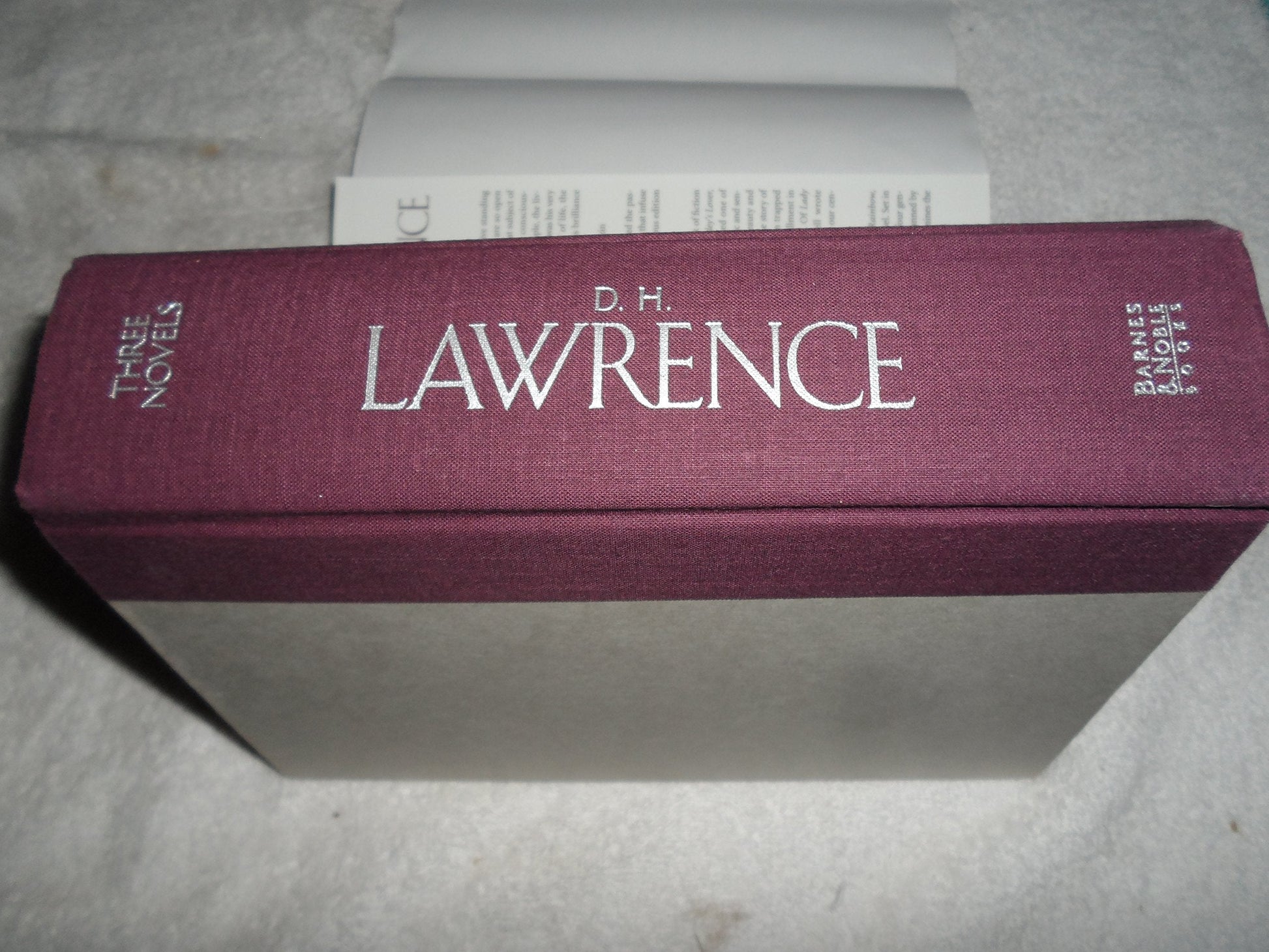 D.H. Lawrence, three complete novels: Lady Chatterley's lover, The Rainbow, Sons and lovers used book depot