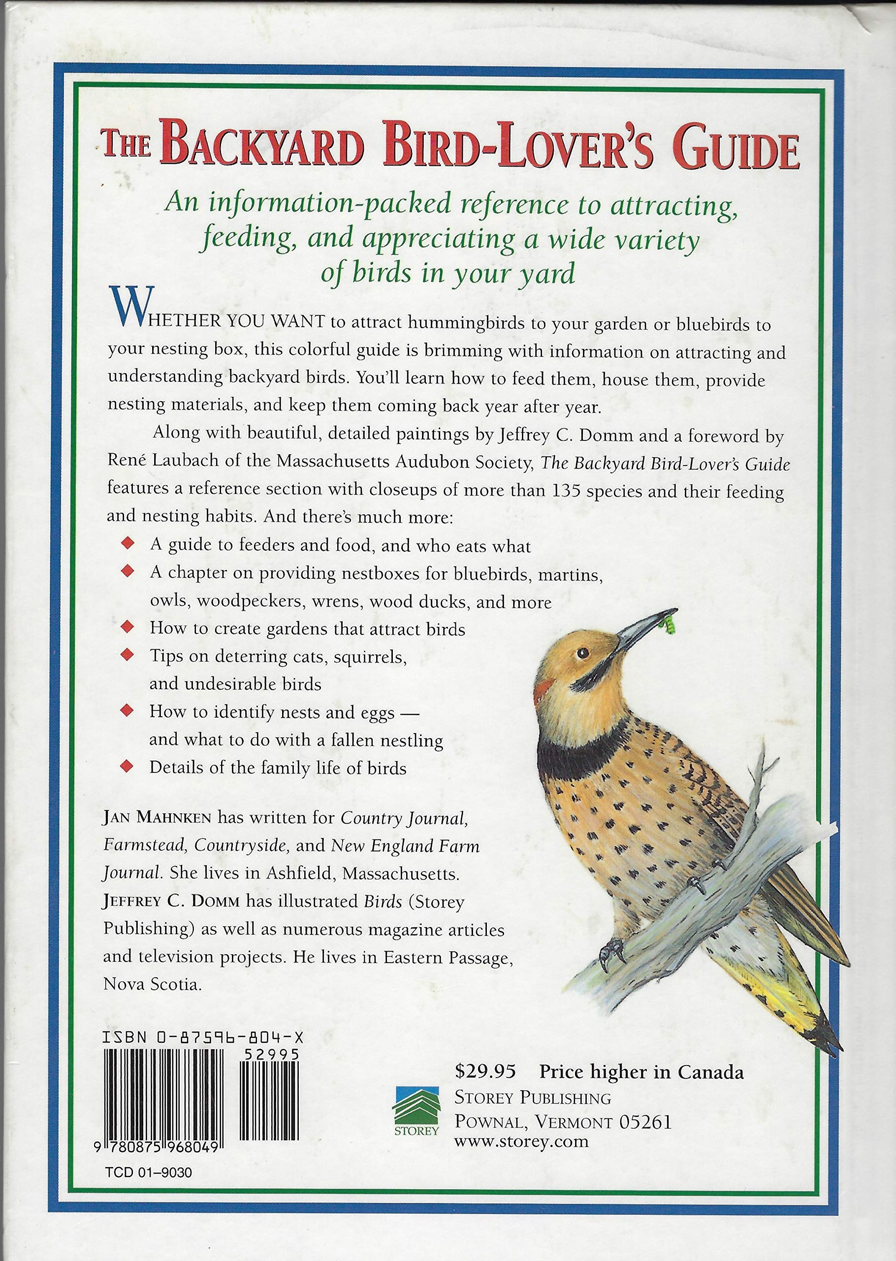 The Backyard Bird-Lover's Guide used book depot