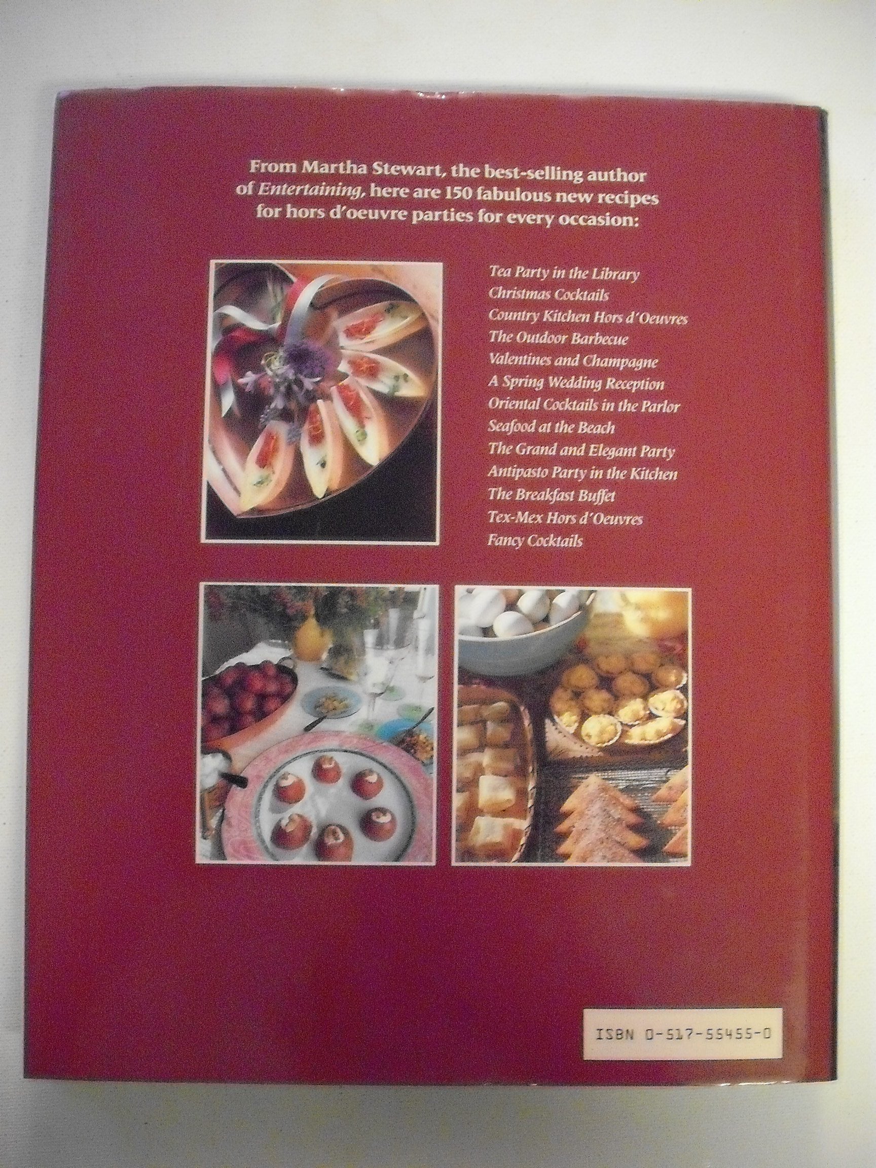 Martha Stewart's Hors D'oeuvres: The Creation and Presentation of Fabulous Finger Food used book depot
