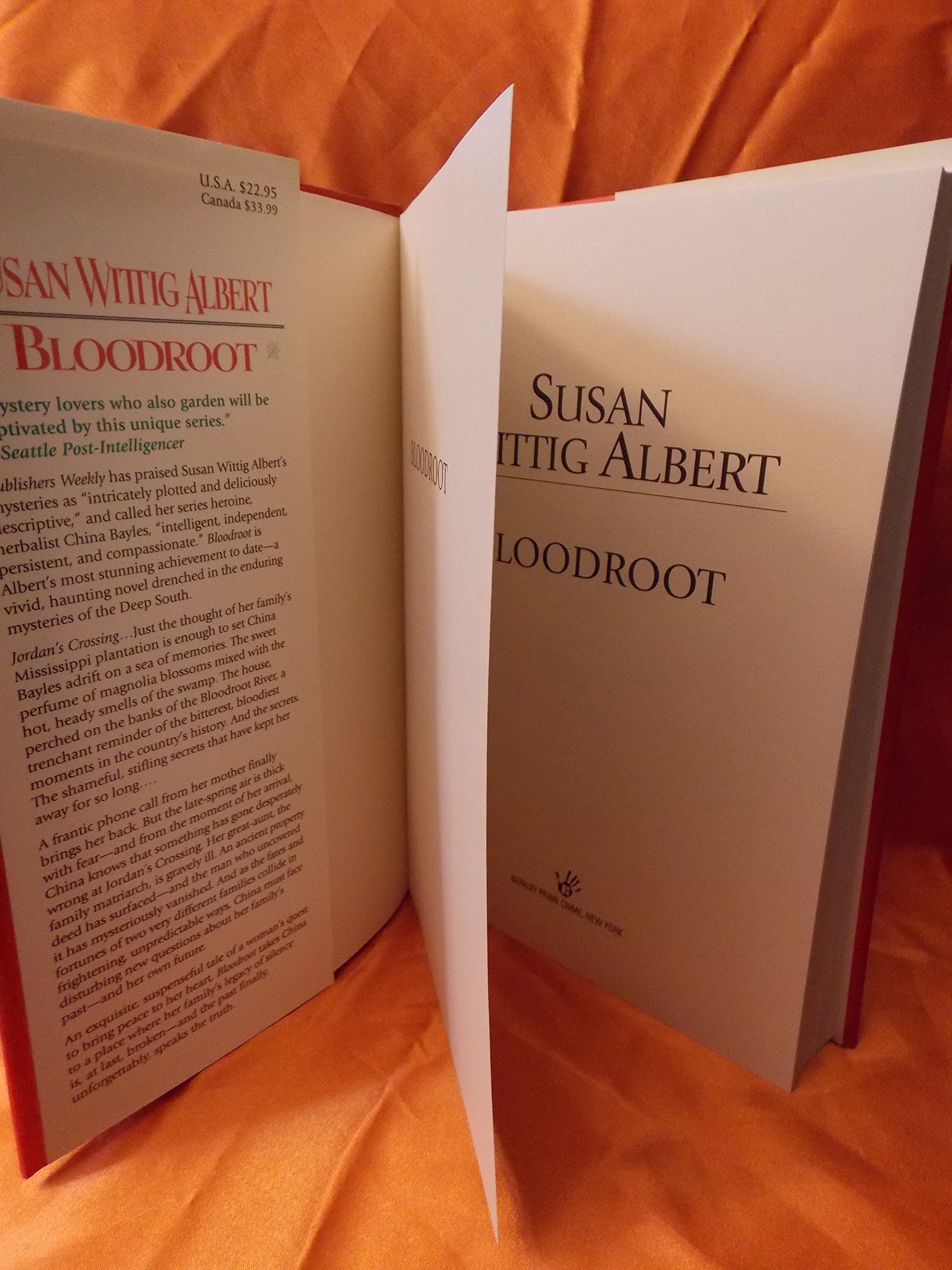Bloodroot (China Bayles Mystery) used book depot