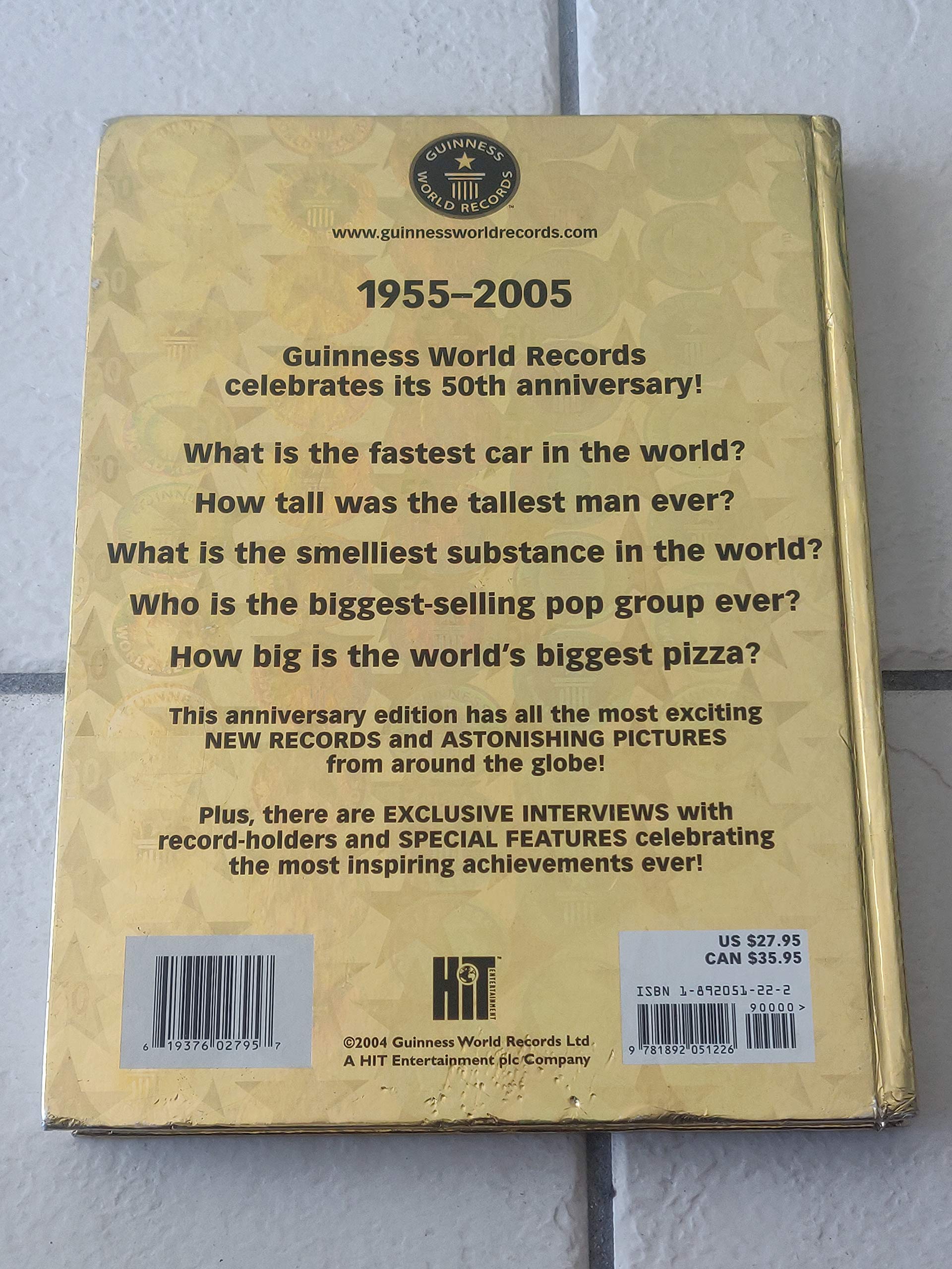 Guinness World Records 2005: Special 50th Anniversary Edition used book depot