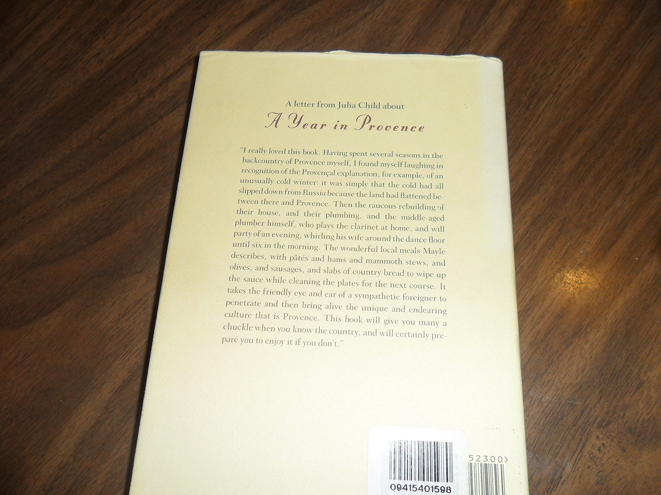 A Year In Provence used book depot