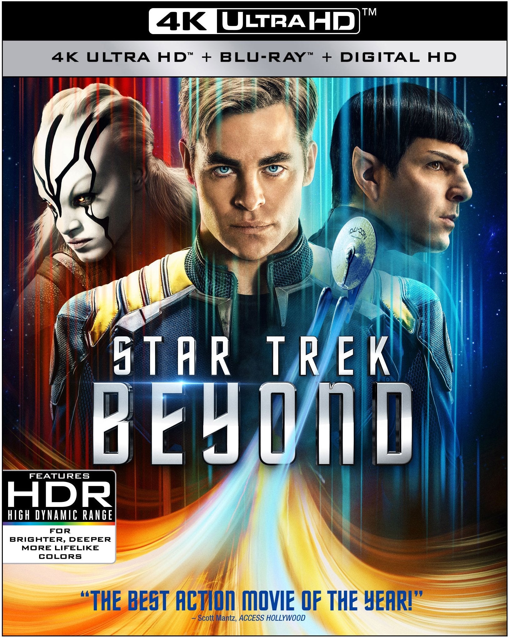 Star Trek Beyond (4K UHD/2D BD/Digital HD Combo) used book depot