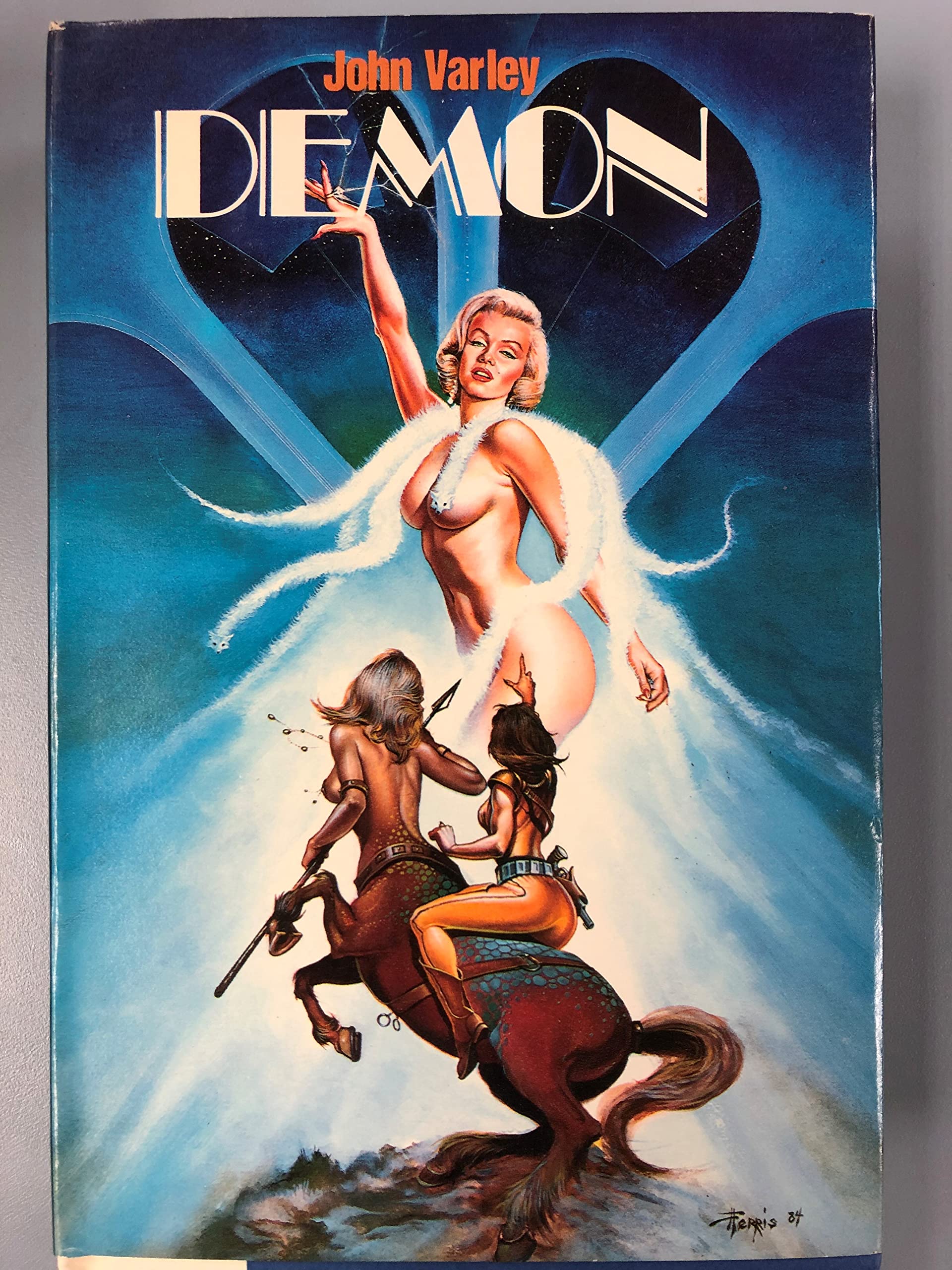 John Varley DEMON 1984 Berkley Books, NY Early Book Club Edition HC/DJ used book depot